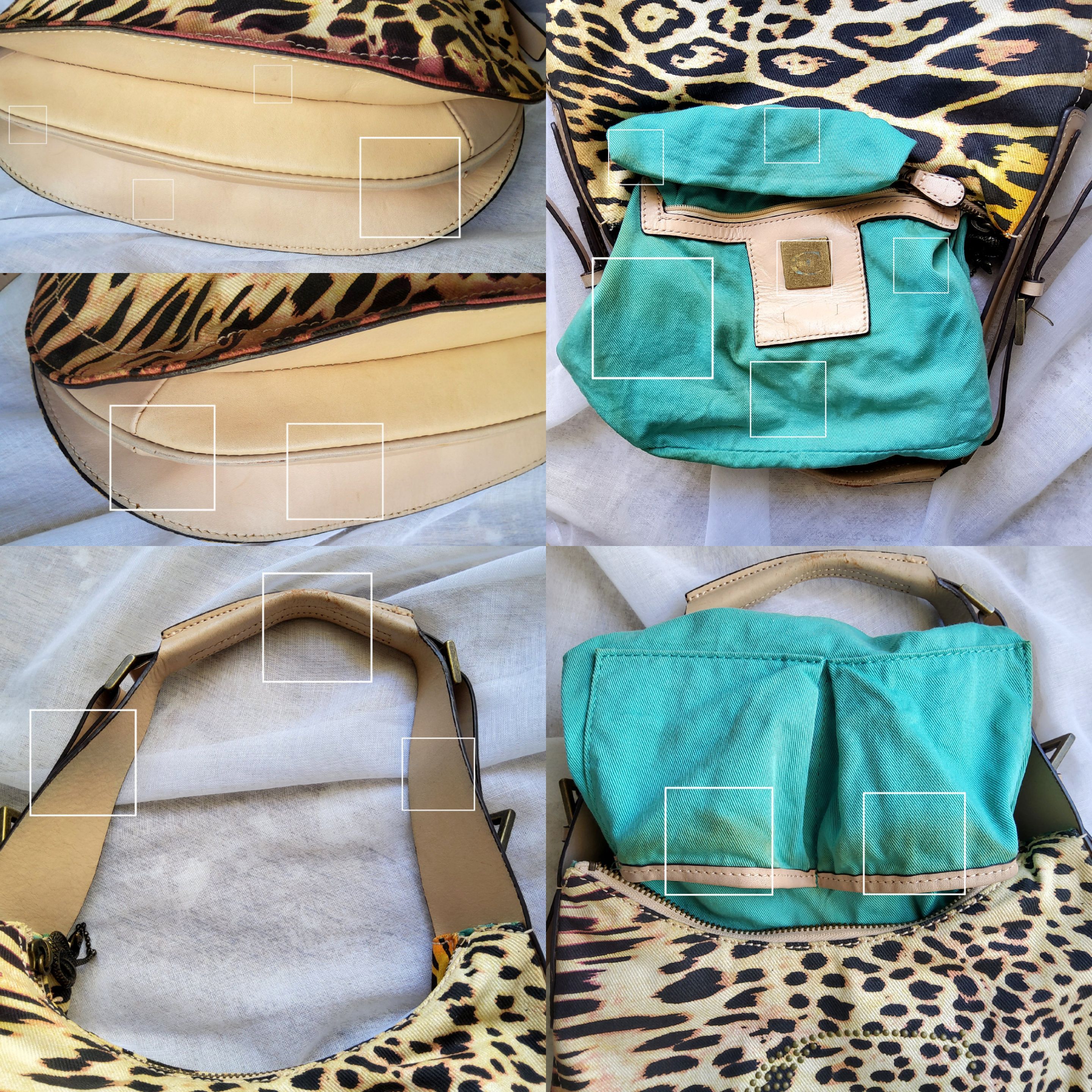 Roberto Cavalli Roberto Cavalli vintage y2k studded leopard shoulder handbag Size ONE SIZE - 14 Thumbnail