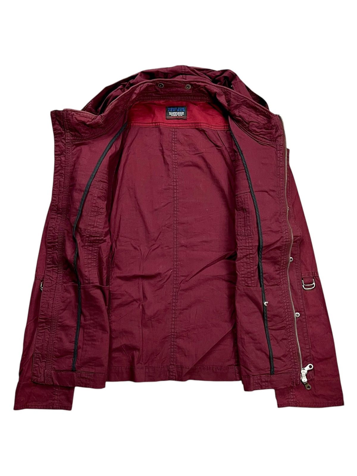If Six Was Nine 2000s Nicole Club - Vkei Red Wine Bono Jacket Size US M / EU 48-50 / 2 - 2 Thumbnail