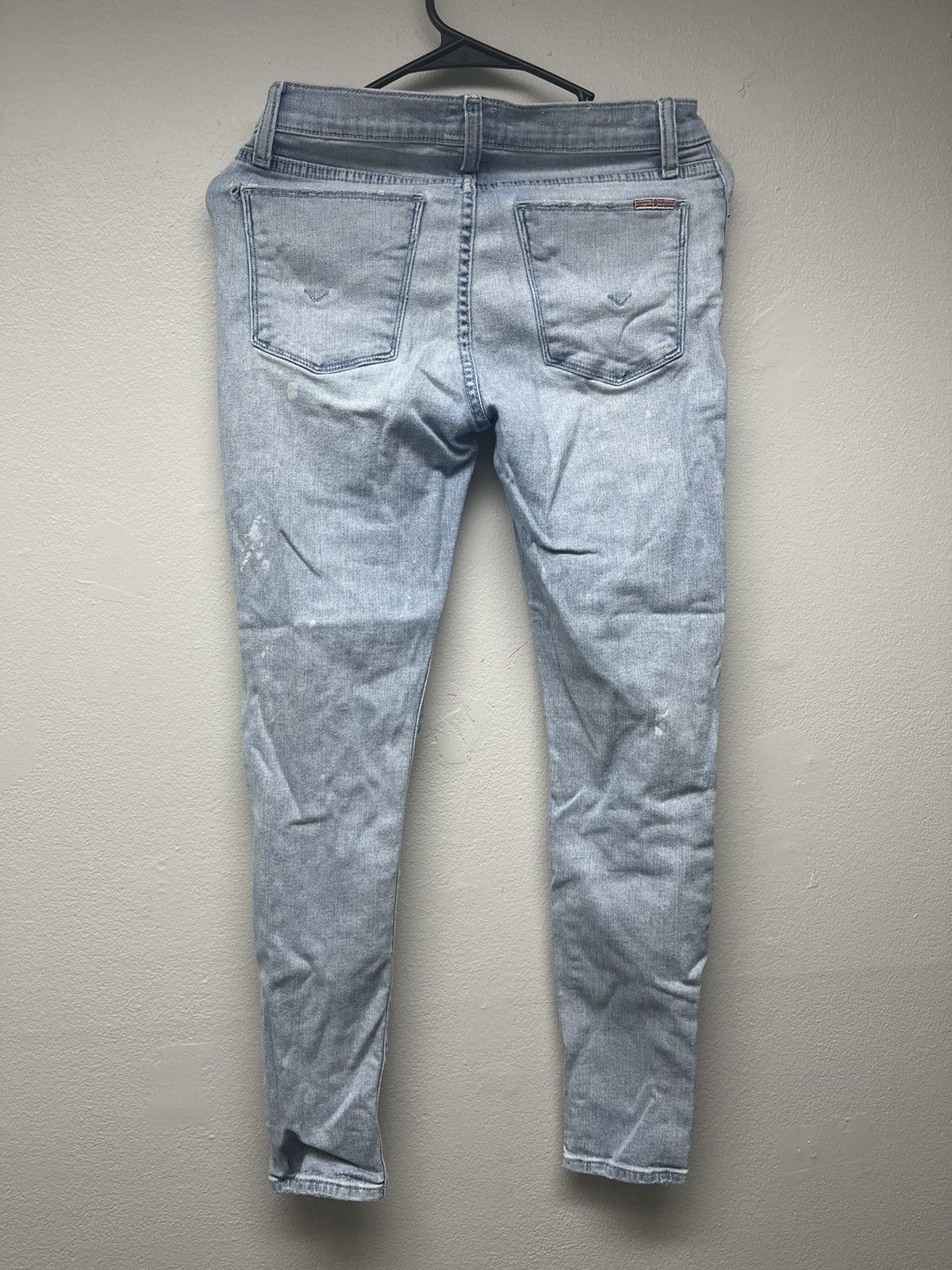 Hudson Hudson Distressed Denim Blue Skinny Jeans Womens Size 26" / US 2 / IT 38 - 7 Thumbnail