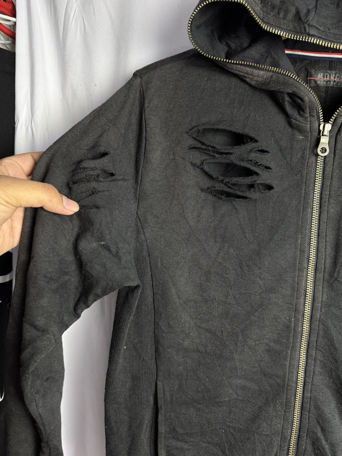 If Six Was Nine Japanese Distressed Faded Hoodie Full Zipper Morgan Homme Size US M / EU 48-50 / 2 - 5 Thumbnail