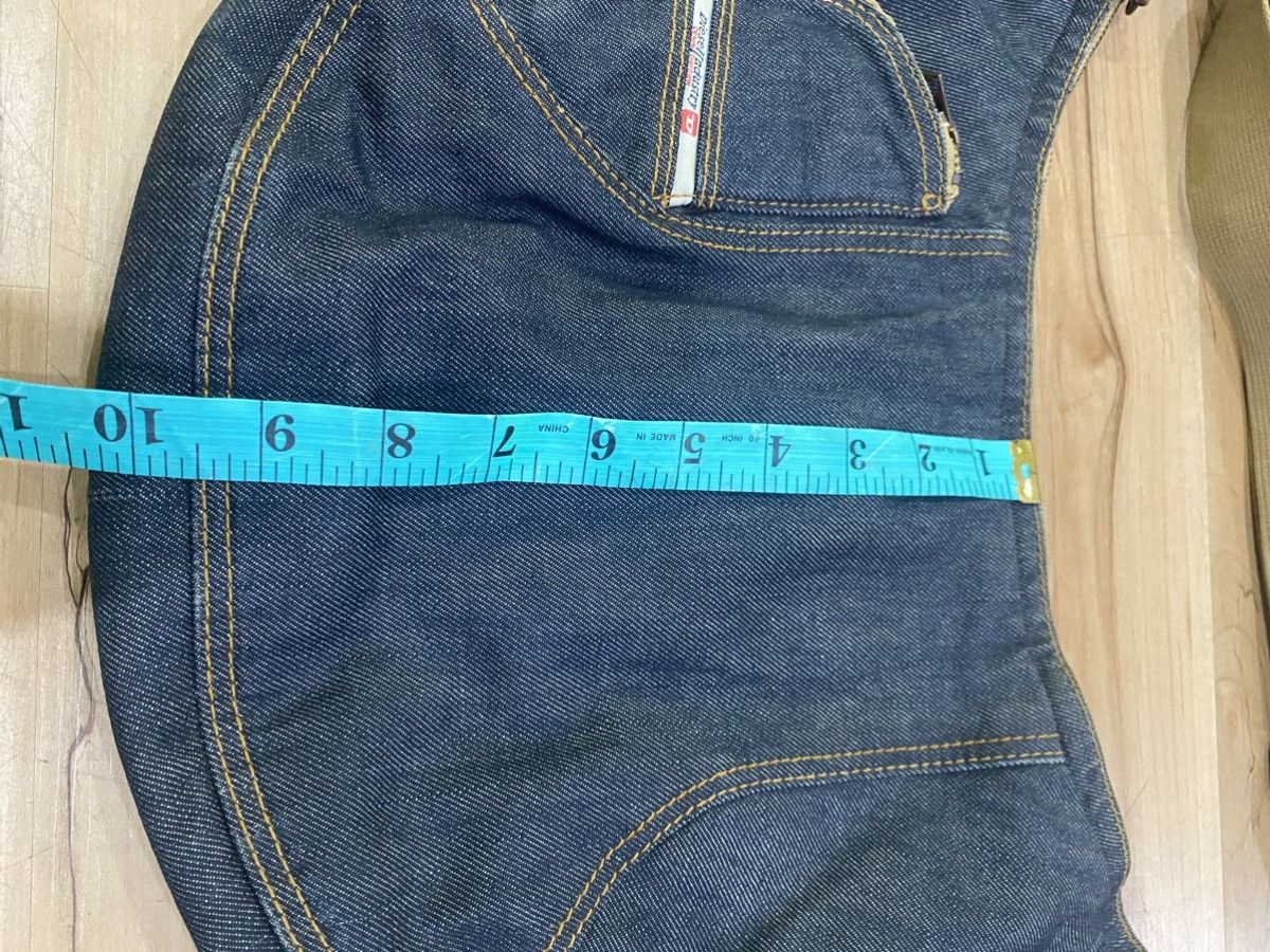 Designer × Diesel Vintage Diesel denim crossbody jeans bag Size ONE SIZE - 6 Thumbnail