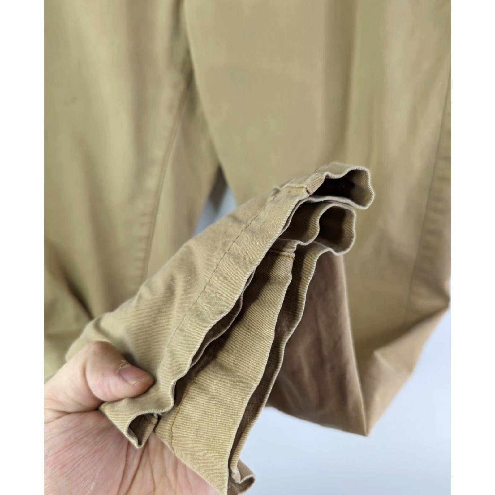 American Eagle Outfitters American Eagle Outfitters Pants Slim Chino Men 30 Beige Skinny 28 Inseam 30x28 Knit Cotton Blend Zip Flat Front Casual Vintage: No Size US 30 / EU 46 - 5 Thumbnail