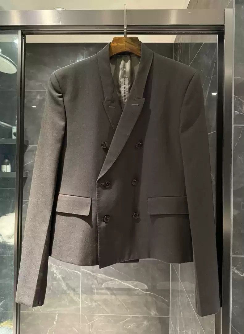 Rick Owens Rick Owens Short suit jacket-2505 Size US XXL / EU 58 / 5 - 1 Thumbnail