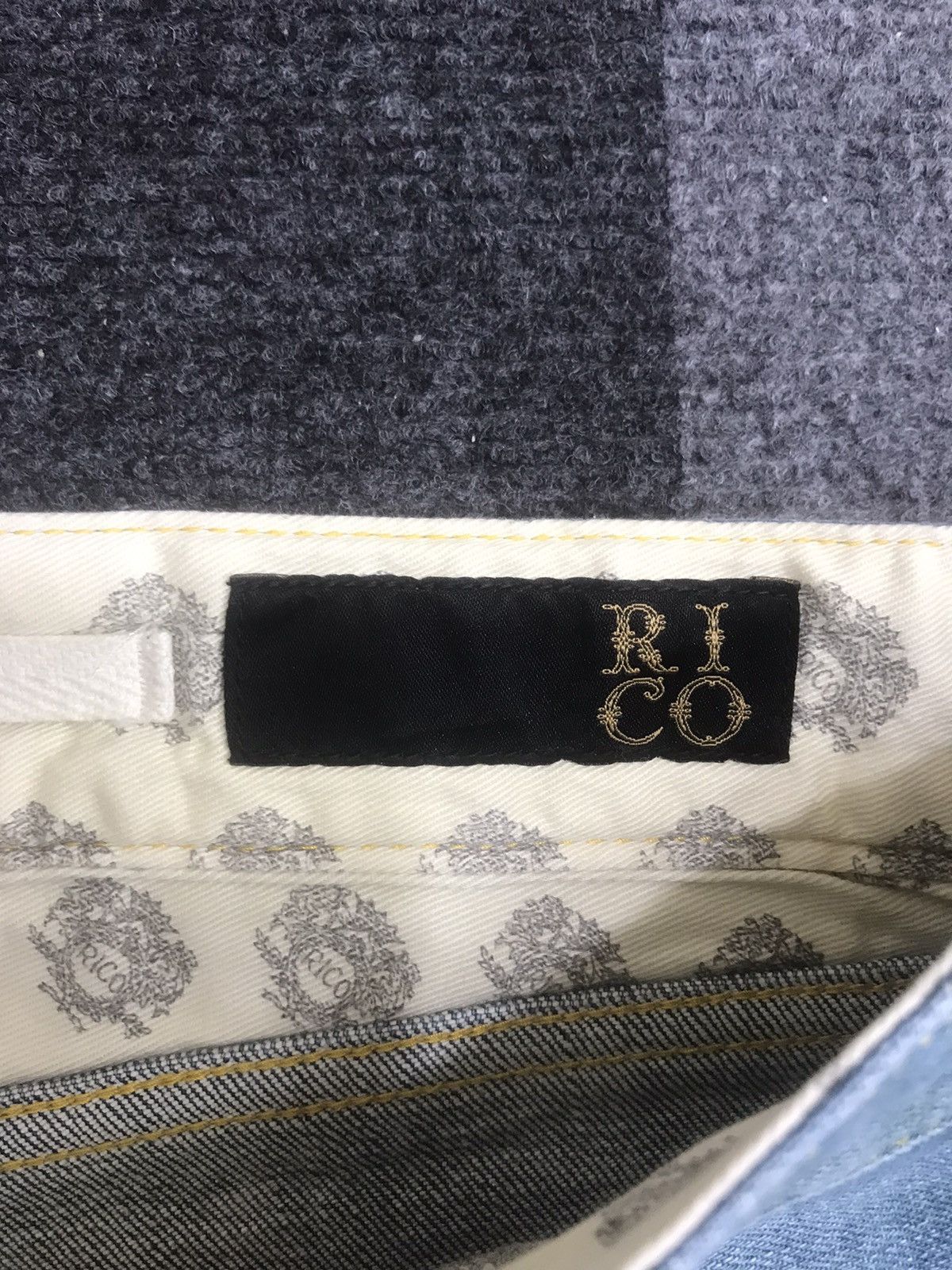 Designer × Japanese Brand RICO Japanese Designer Low Rise Skinny Jeans Size US 32 / EU 48 - 9 Thumbnail