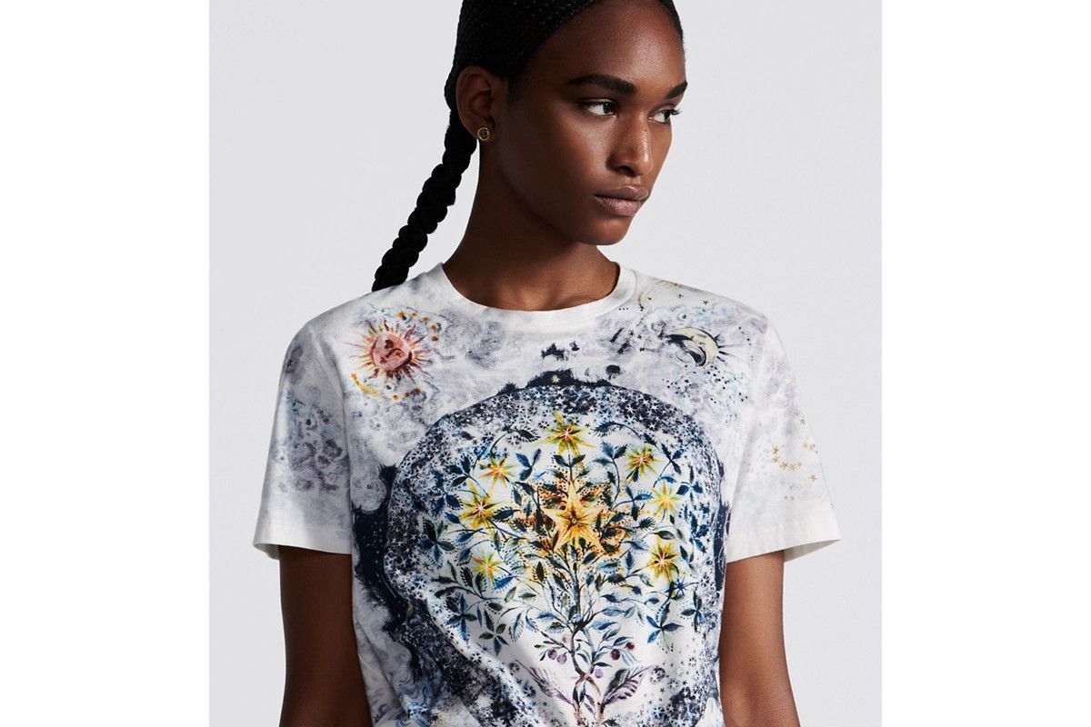Dior o1bcso1str0225 T-Shirt in White Size M / US 6-8 / IT 42-44 - 8 Thumbnail