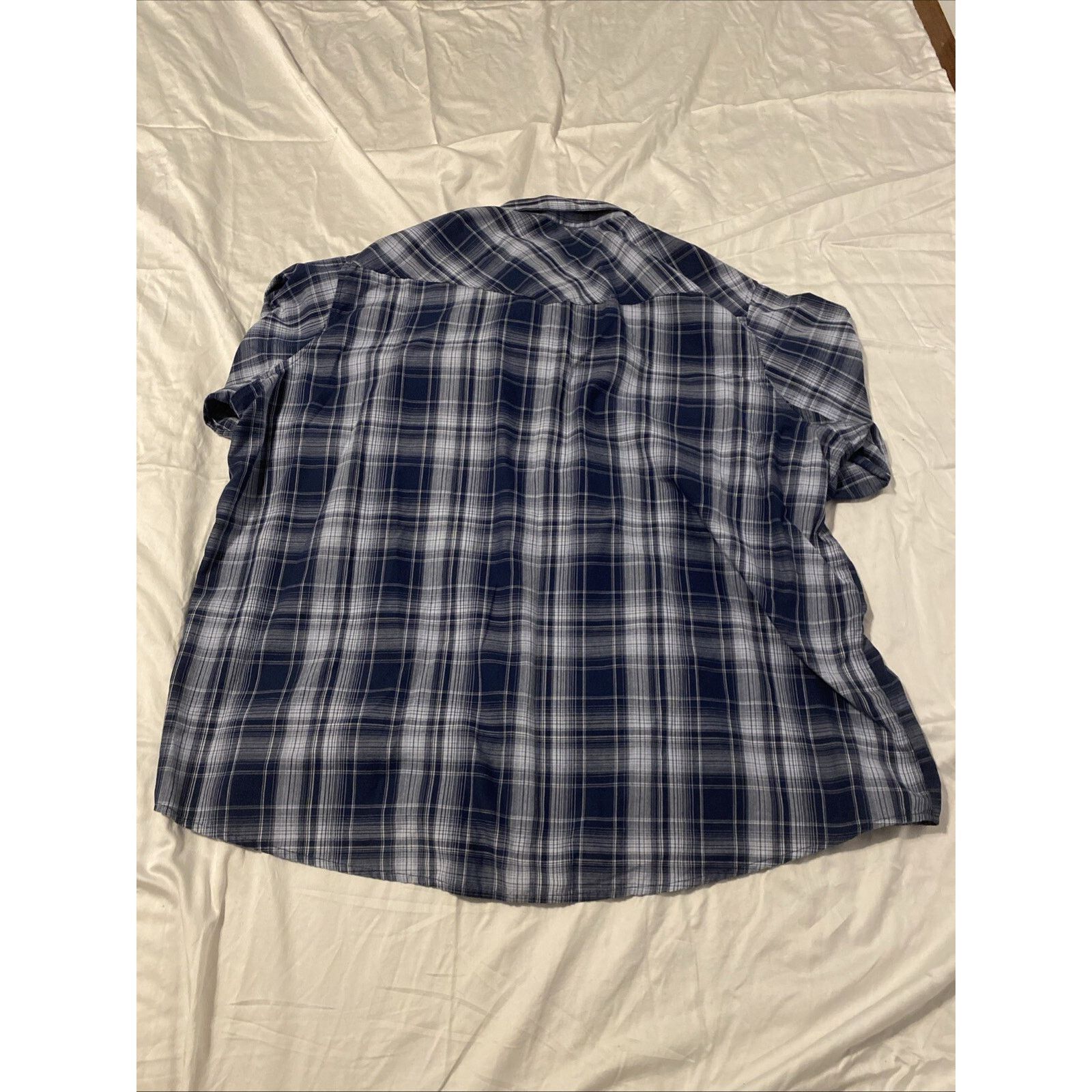 Wrangler Wrangler Western Shirt Men 3X Blue Plaid Pearl Snap plaid Size US XXL / EU 58 / 5 - 7 Thumbnail
