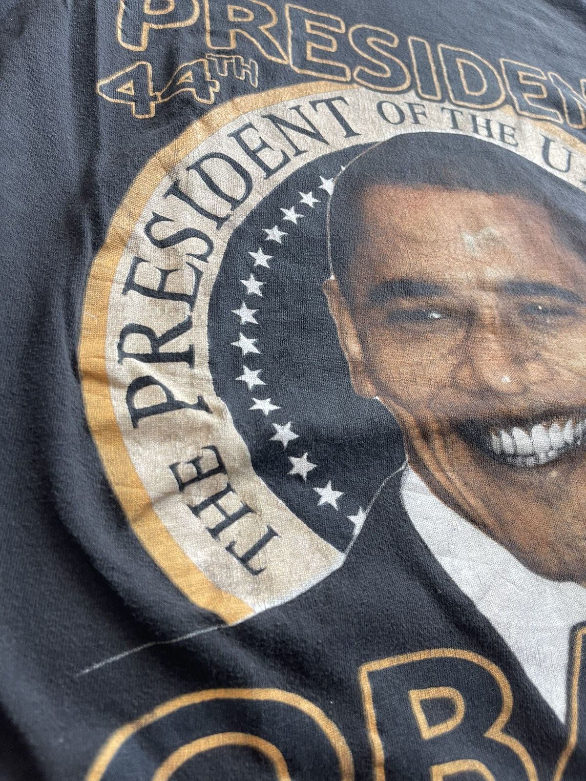 Vintage Vintage Barack Obama 44th President T-Shirt Big Graphic Size US XL / EU 56 / 4 - 4 Thumbnail