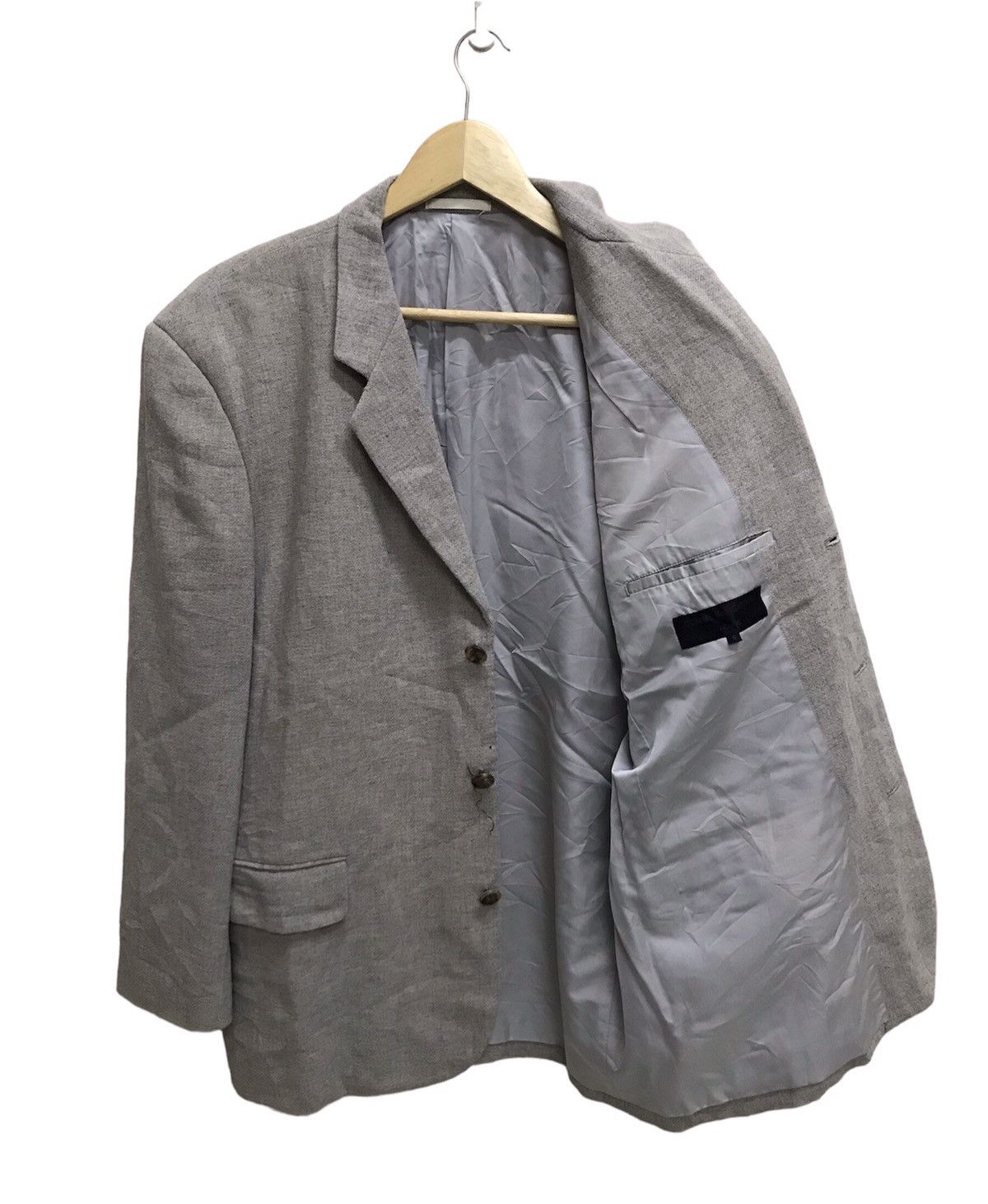 Comme des Garcons Homme Plus AD1993 Comme Des Garcons Homme Plus Wool Blazer Size 42S - 1 Thumbnail