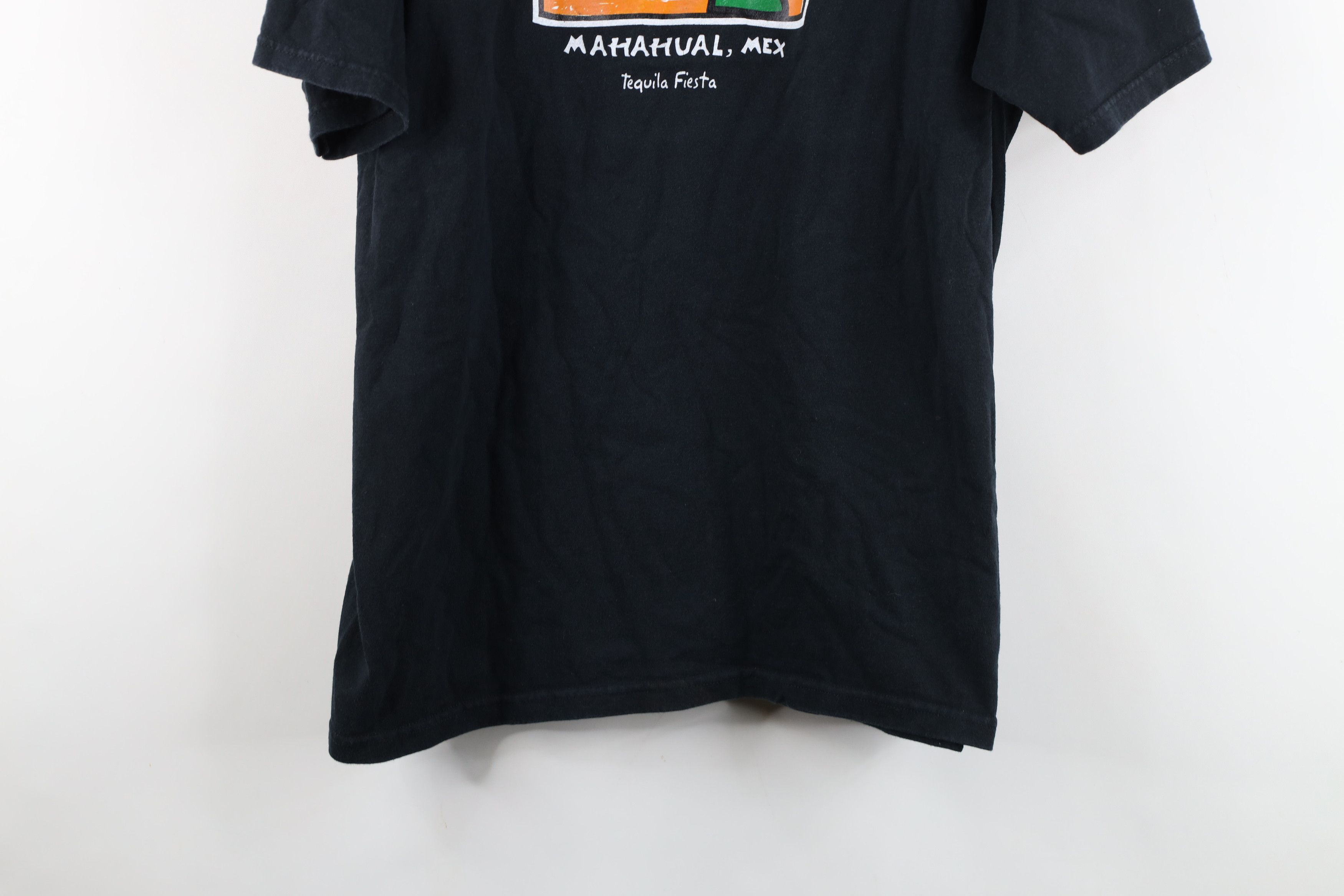 Vintage Vintage Streetwear Mexico Tequila Fiesta T-Shirt Black Size US XL / EU 56 / 4 - 3 Thumbnail
