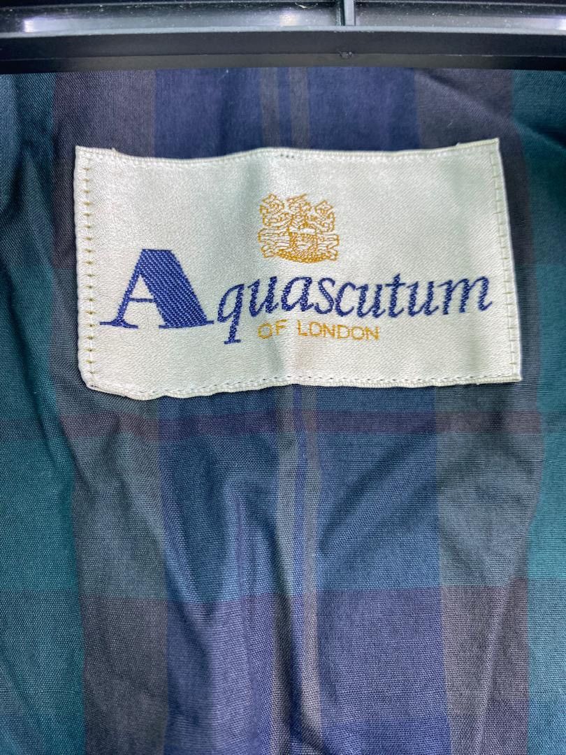Aquascutum × Vintage Vtg 90s Aquasqutum tartan plaid lightweight parka jacket Size US S / EU 44-46 / 1 - 6 Thumbnail