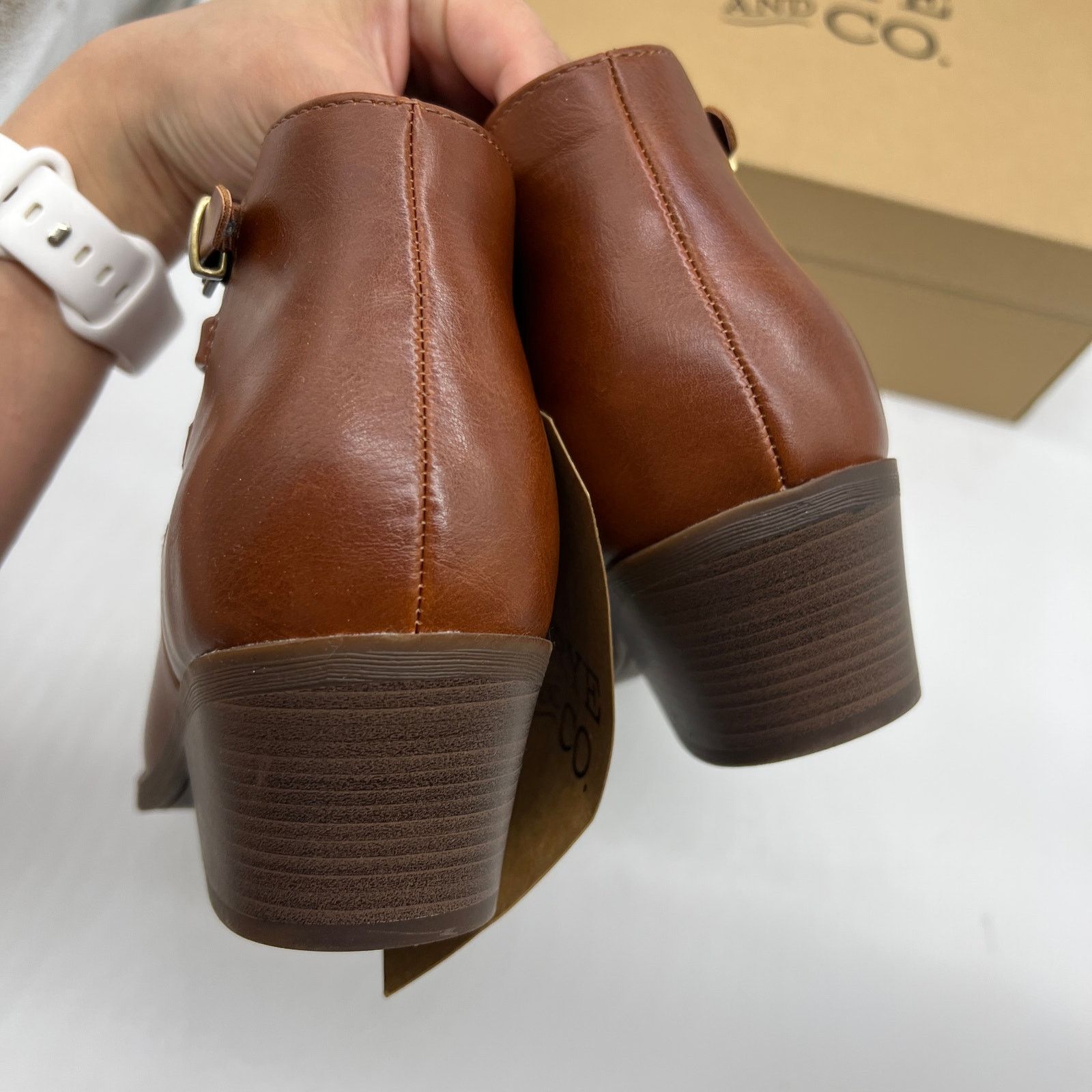 Other Frye and Co. Womens Boden Saddles Style Brown Heel Size US 9.5 / IT 39.5 - 4 Thumbnail