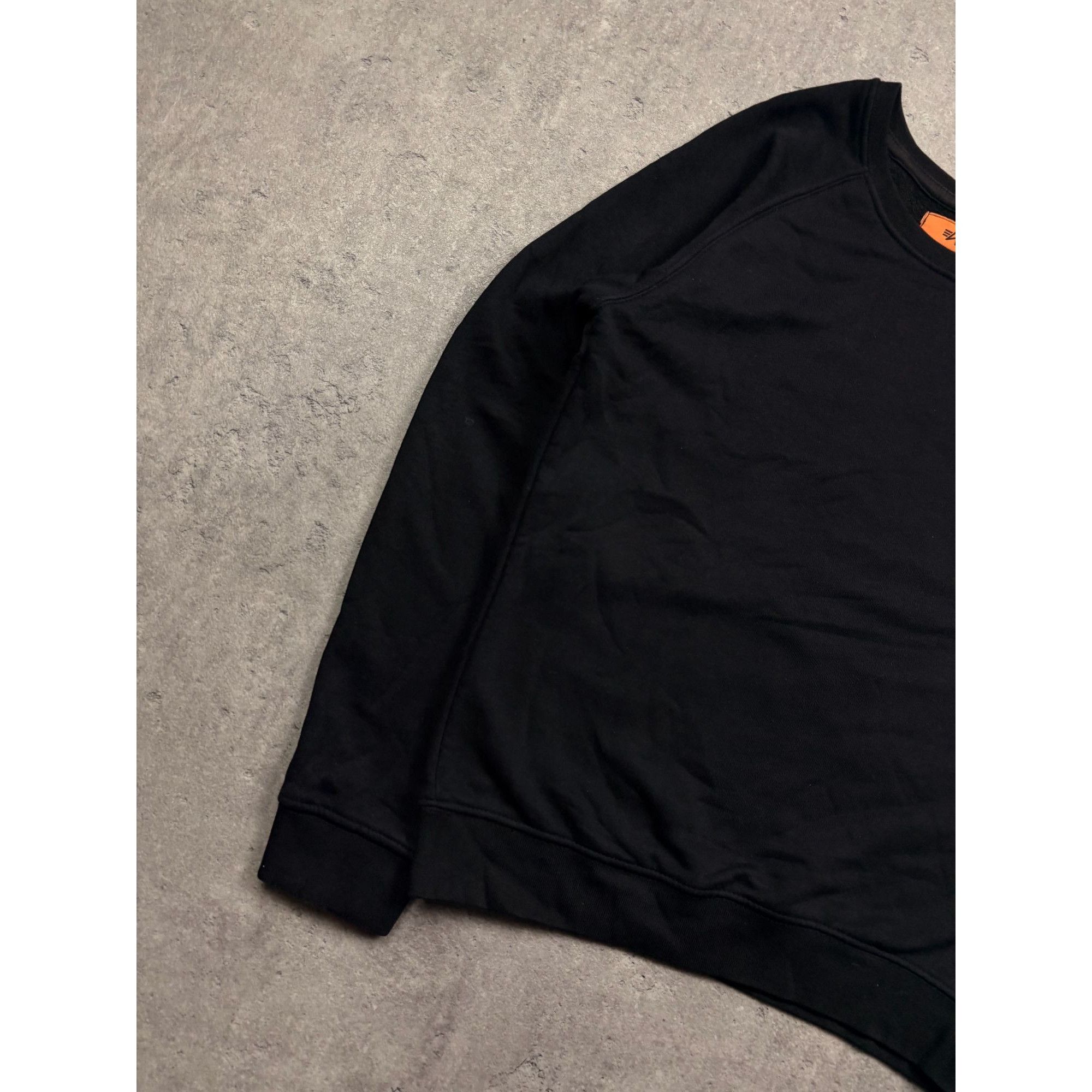 Alpha Industries Alpha Industries Black Crewneck Sweatshirt With Side Zipper Size US S / EU 44-46 / 1 - 10 Thumbnail