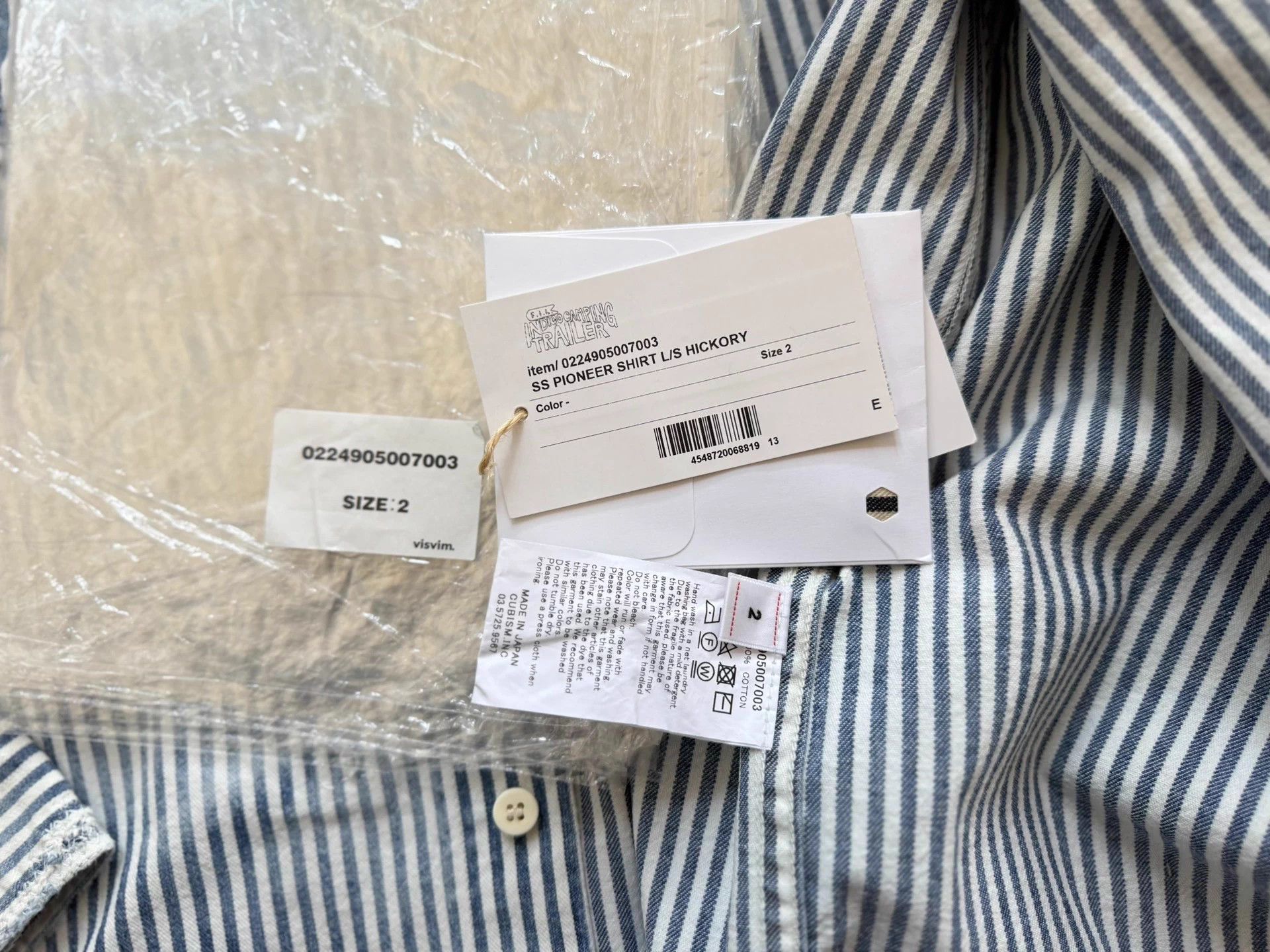 Visvim VISVIM 24AW ICT Pioneer L/S Hickory Shirt Distressed Size US M / EU 48-50 / 2 - 9 Thumbnail
