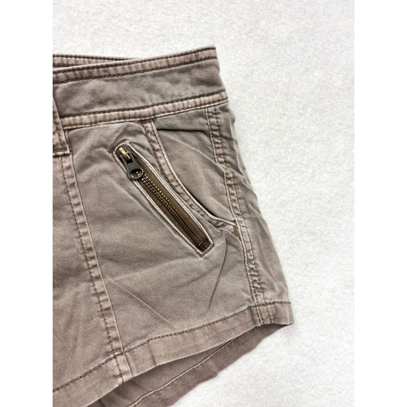 Vintage American Eagle Womens Khaki Shorts #6420 Short Chino Cotton Spandex 8 Khaki Womens 8 Mens? (no) Size 30" / US 8 / IT 44 - 5 Thumbnail