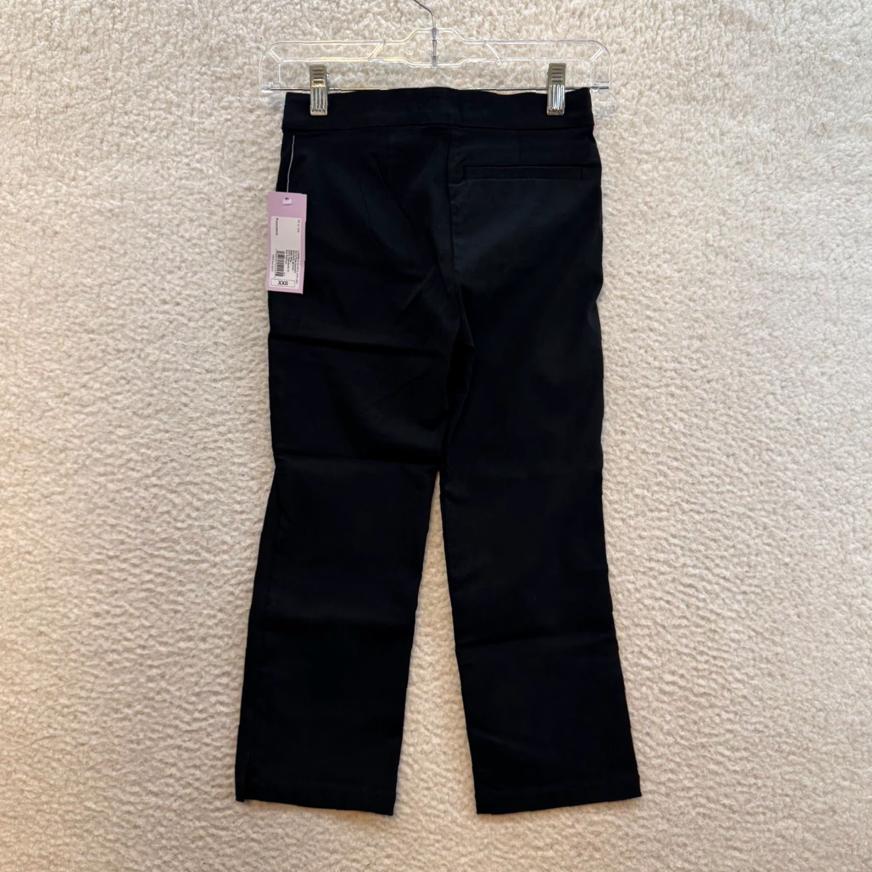 Vintage NWT Black Capri Pants 00 0 23 24 Mid Rise Stretch Office Siren Womens Capri Pants Size 25" / US 0 / IT 36 - 2 Thumbnail