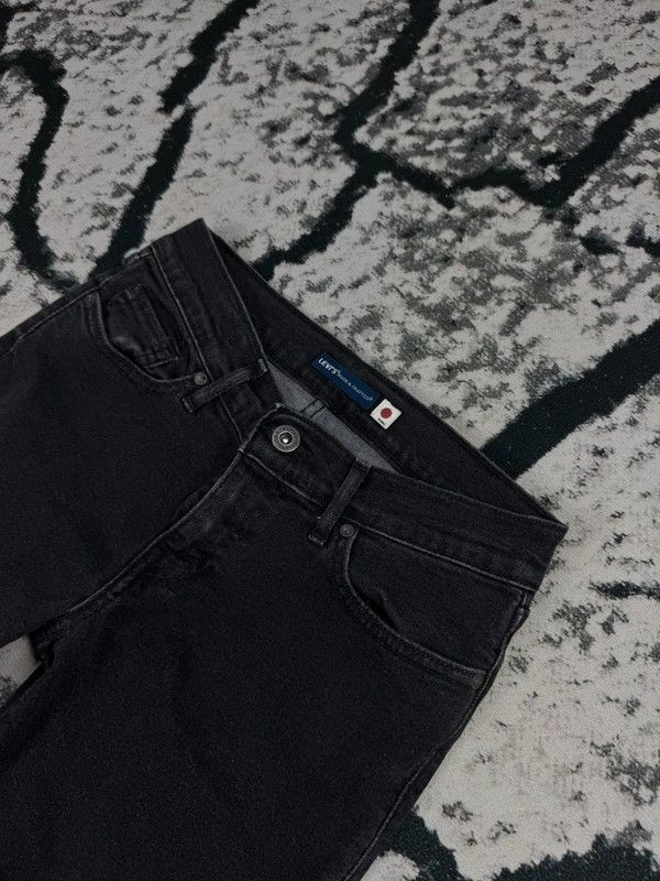 Levi's Levis 711 fabric crafted jeans pants gray black 25 30 Size 25" / US 0 / IT 36 - 4 Thumbnail