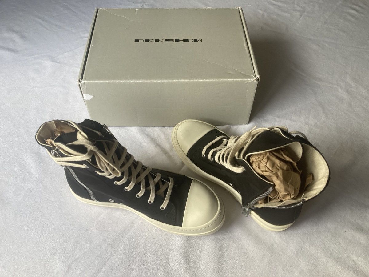 Rick Owens Rick Owens DRKSHDW Cargo Pocket Ramones Sneaker Size US 10 / EU 43 - 2 Thumbnail