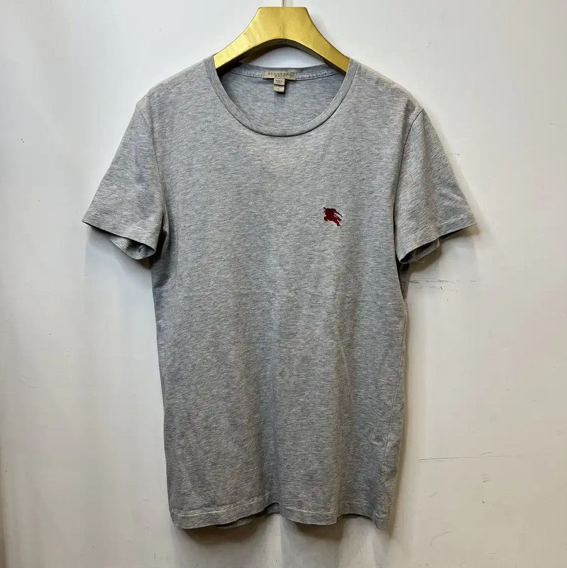 Burberry Burberry Gray Cotton Summer T-shirt for Men Size US S / EU 44-46 / 1 - 1 Thumbnail