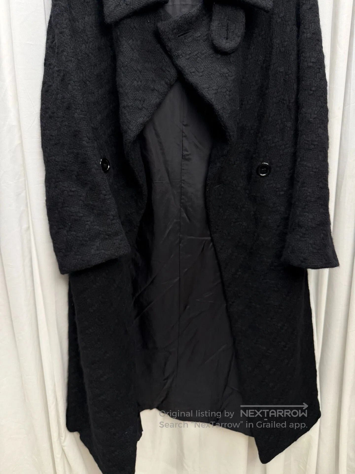 Yohji Yamamoto Yohji Yamamoto Mainline Chunky Wool Coat. Size US M / EU 48-50 / 2 - 3 Thumbnail