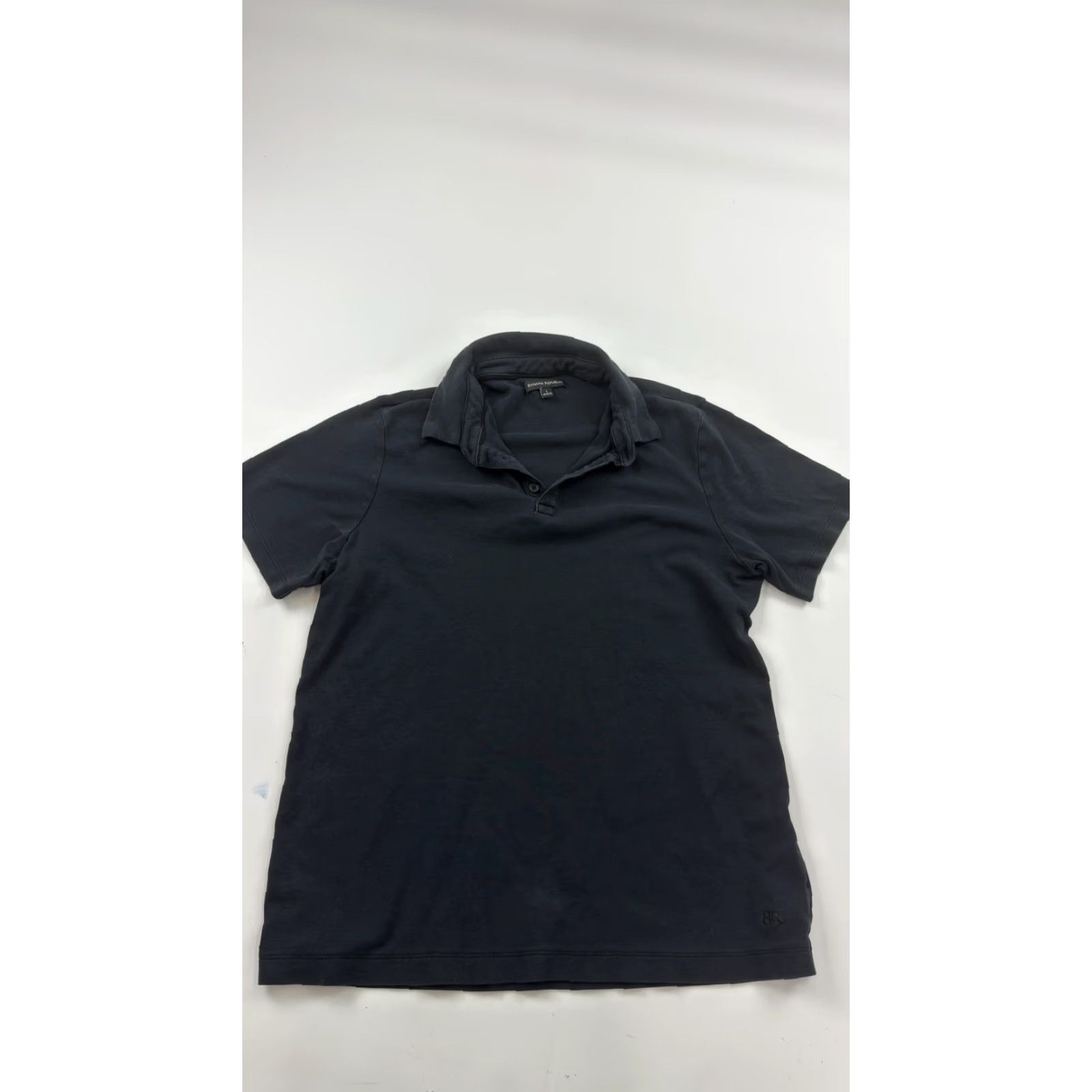 Banana Republic Banana Republic Polo Shirt Mens Large Black Short Sleeve Pique Classic Fit Logo Casual Size US L / EU 52-54 / 3 - 2 Thumbnail