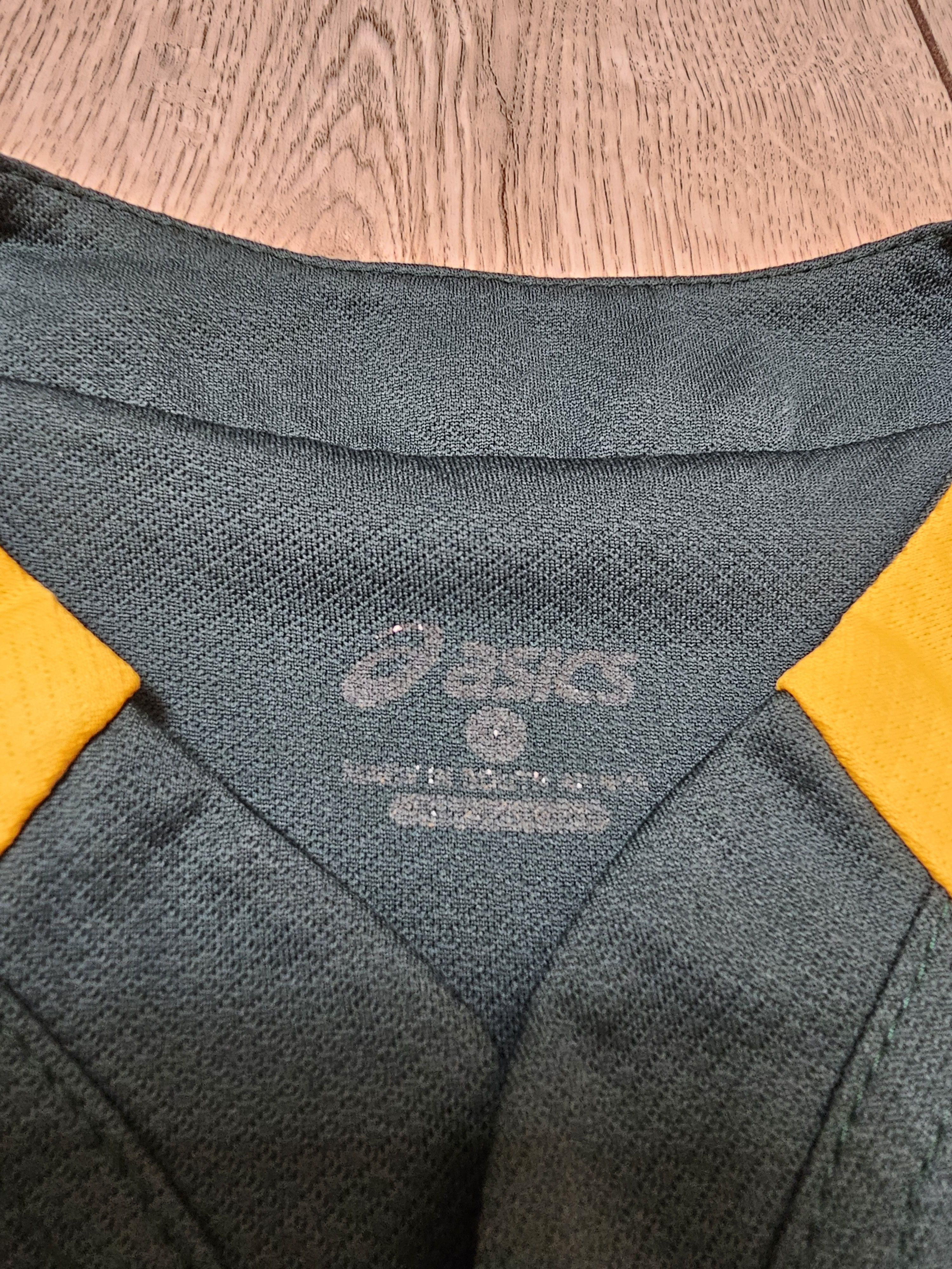Asics SOUTH AFRICA RUGBY JERSEY WORLD CUP UNION RUGBY Size US M / EU 48-50 / 2 - 7 Thumbnail