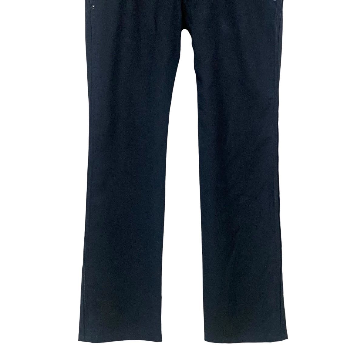 PPFM PPFM Black Paneled Trouser Low Rise Buckle Back Size US 32 / EU 48 - 8 Thumbnail
