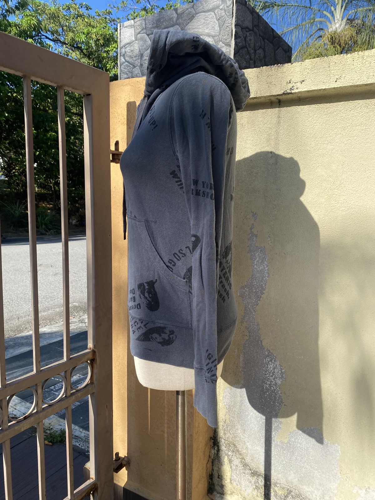 Hysteric Glamour stencil over print hoodie Size M / US 6-8 / IT 42-44 - 3 Thumbnail