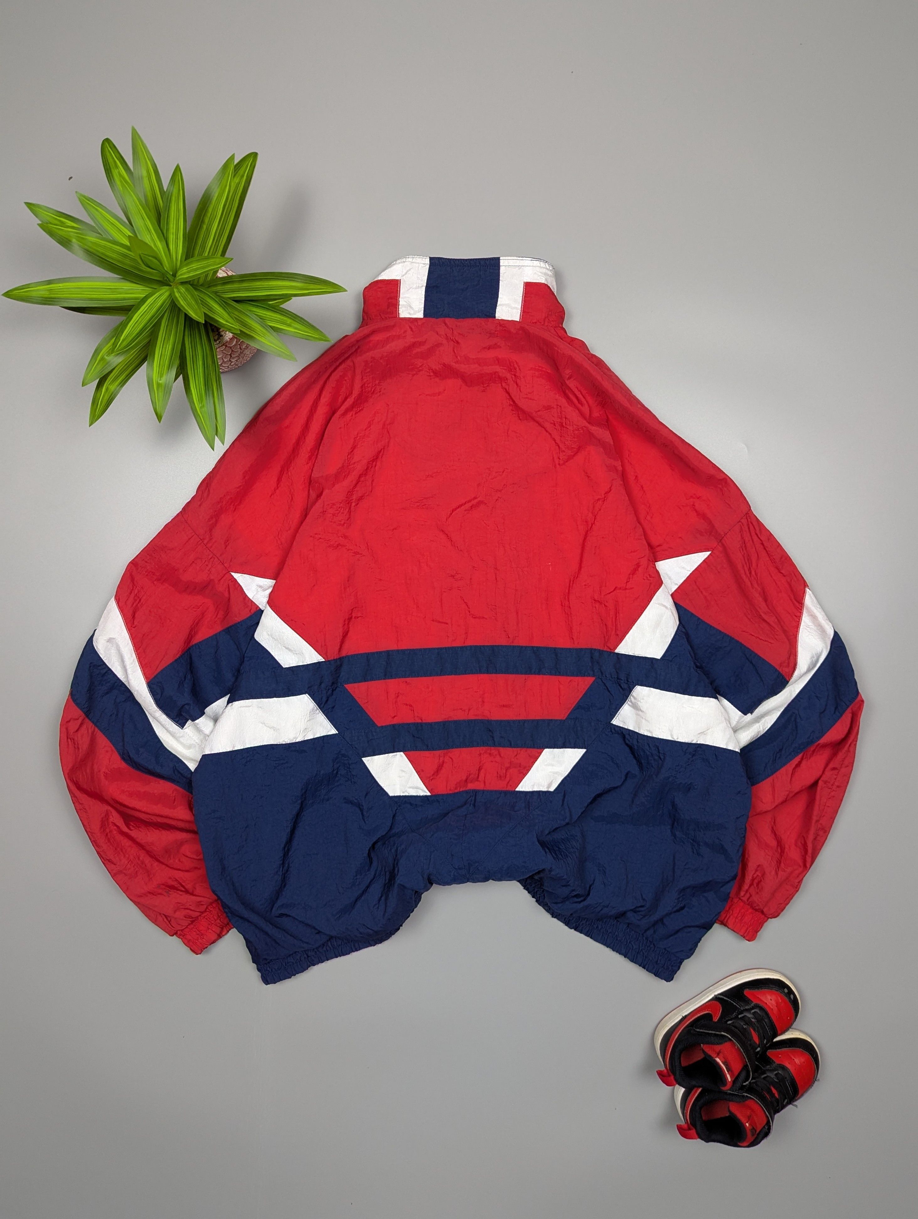 Puma VTG Puma Track Jacket Red Navy White 80s Colorblock Zip Size US L / EU 52-54 / 3 - 9 Thumbnail