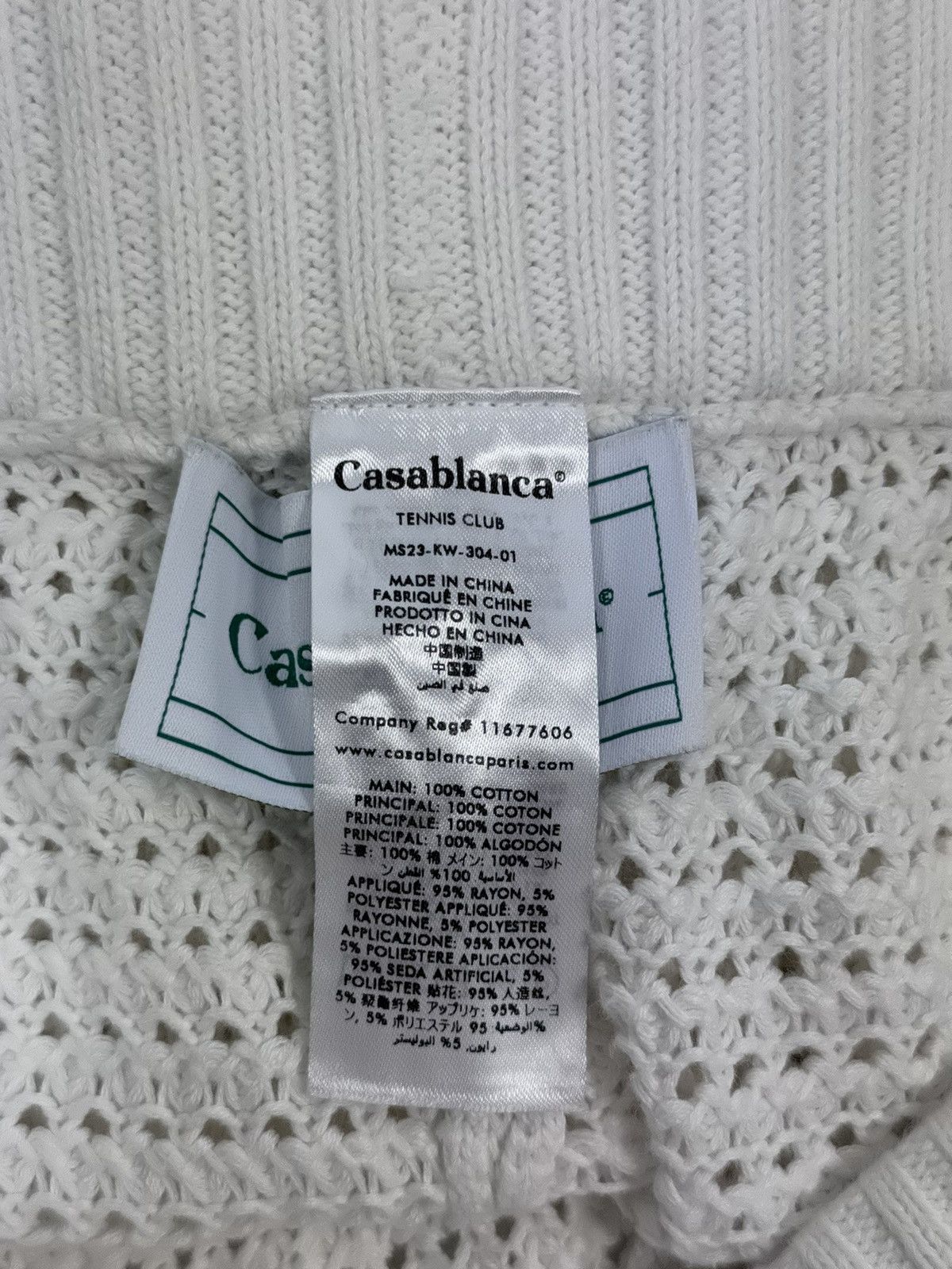 Casablanca LOGO KNIT SHORTS Size US 34 / EU 50 - 6 Thumbnail