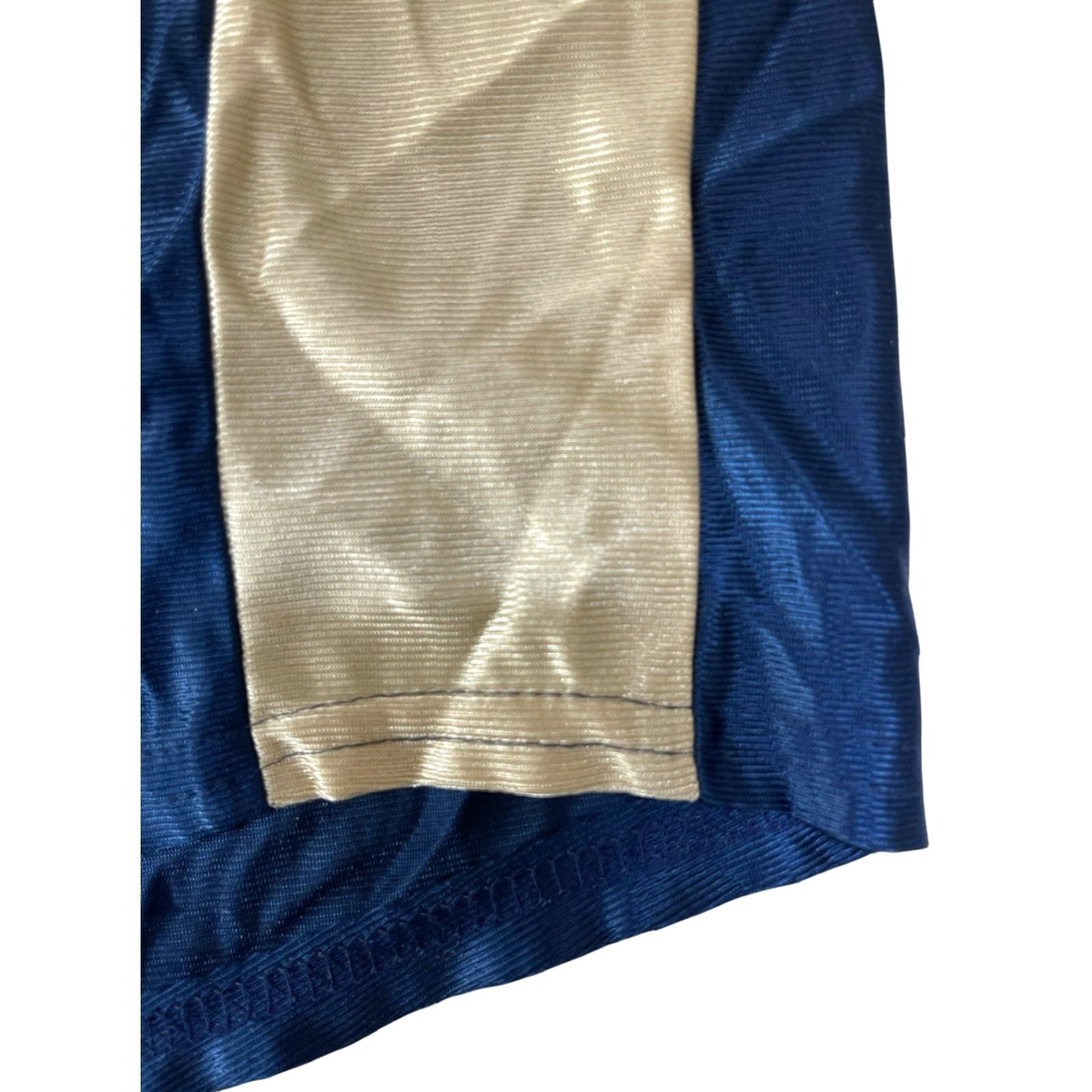 Vintage VINTAGE Cobblestones Basketball Shorts Mens 90s Blue NWOT 7” Inseam L Navy Gold USA Size US 33 - 2 Thumbnail