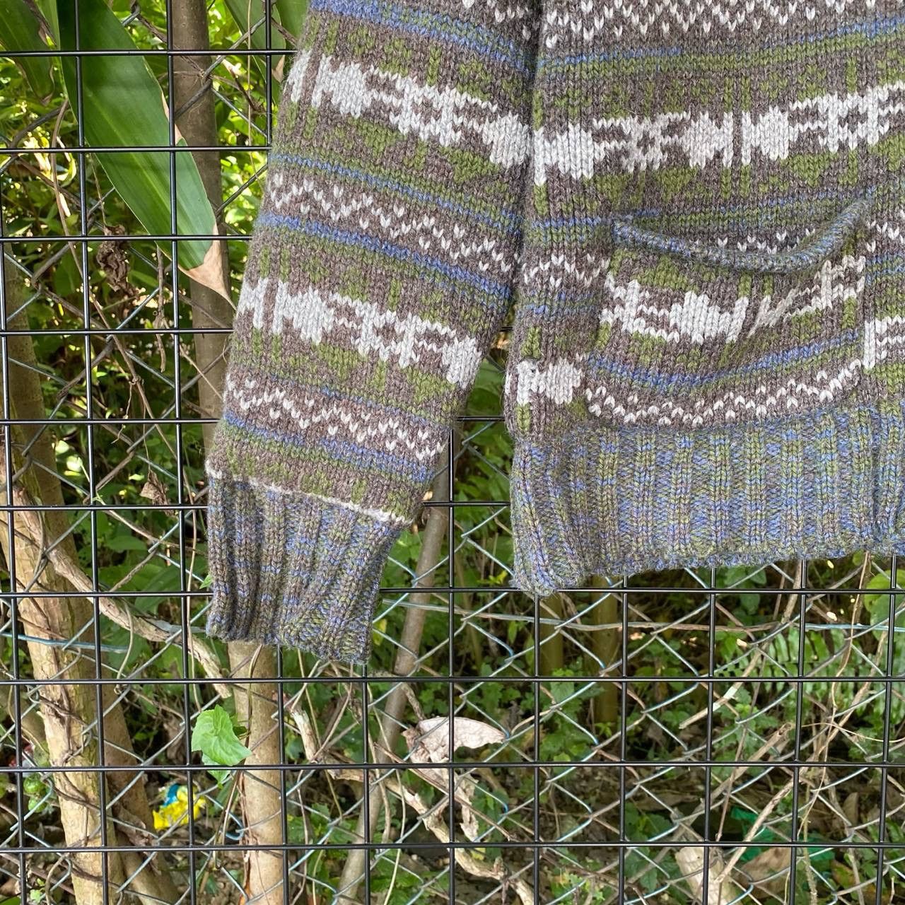 Aran Isles Knitwear × Japanese Brand Vtg Japan Native Hoodies Zipper Size US M / EU 48-50 / 2 - 4 Thumbnail