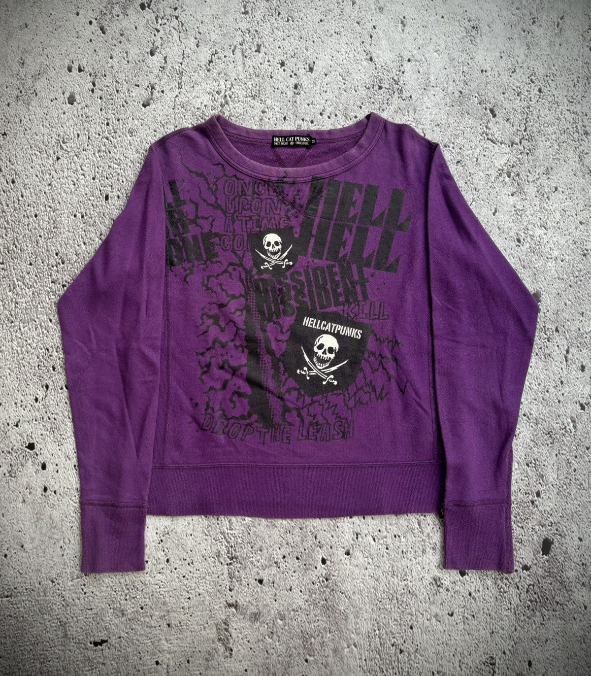 Hysteric Glamour Hell cat punks not dead skull sweatshirt Size US M / EU 48-50 / 2 - 1 Thumbnail
