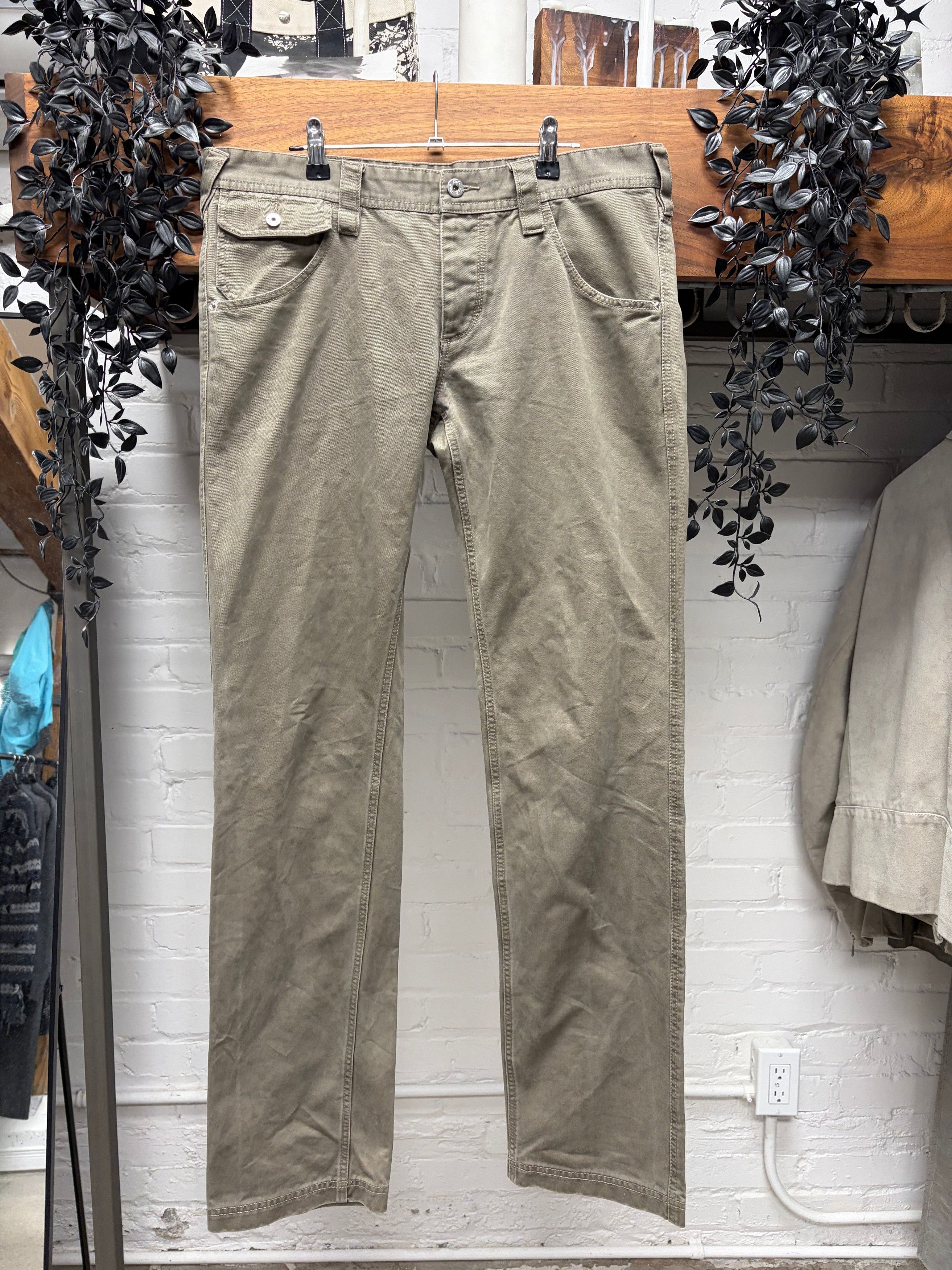 Dolce & Gabbana Vintage Dolce & Gabbana Bootcut Military Green Cargo Denim Size US 34 / EU 50 - 1 Thumbnail