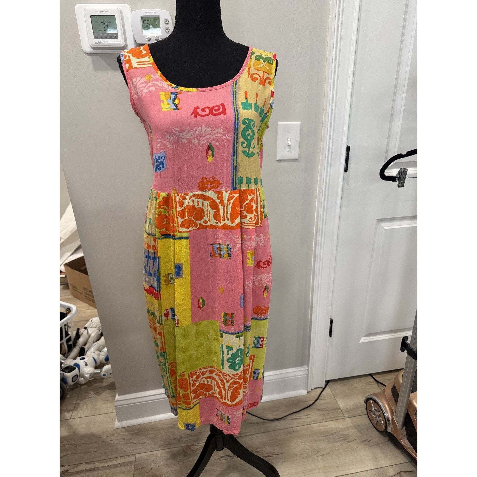 Jams World Vintage Twee Jam's World Floral Print Maxi Dress Small Size S / US 4 / IT 40 - 4 Thumbnail