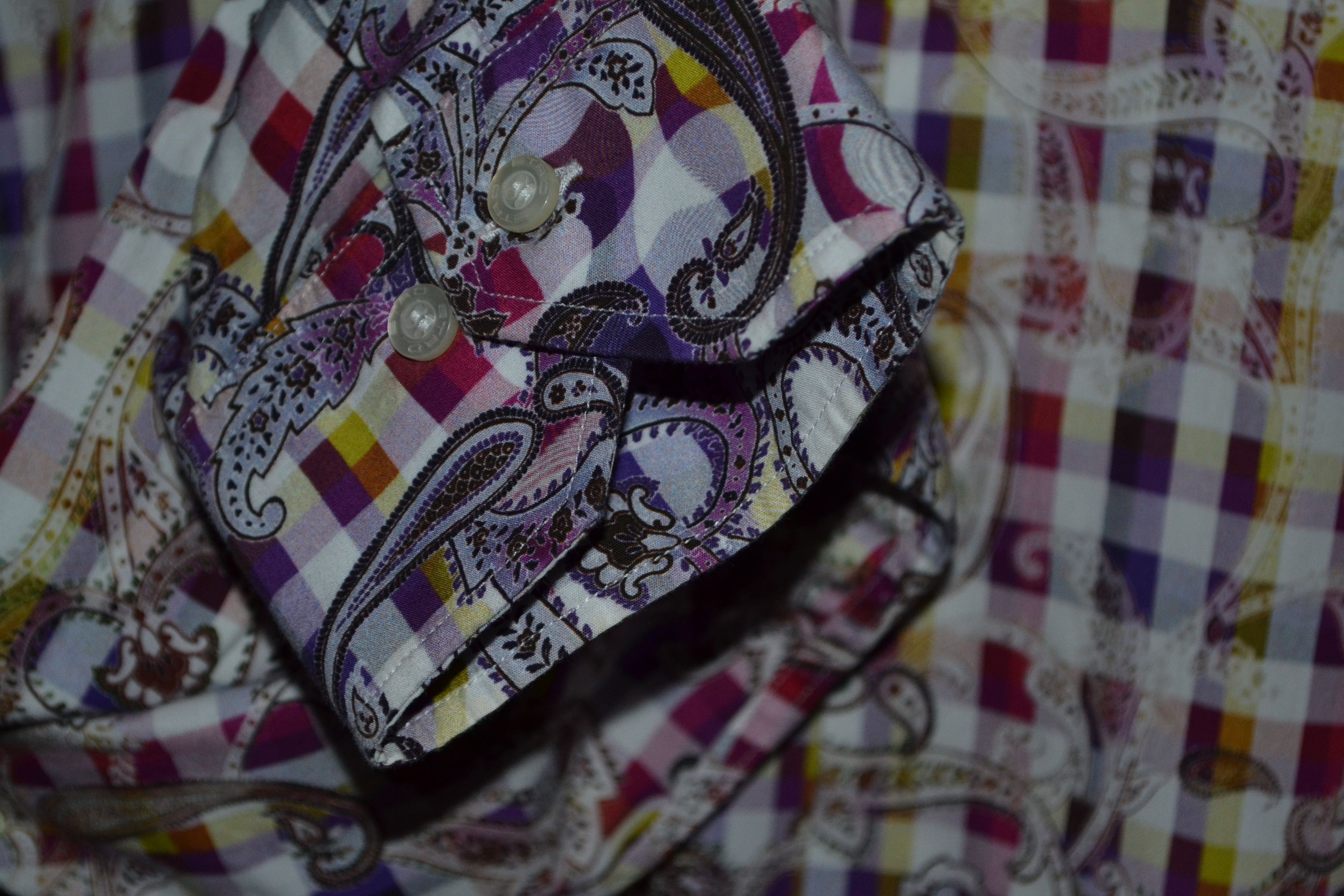 Etro Etro Gradient Psychedelic Paisley Shirt Cotton L Size US L / EU 52-54 / 3 - 9 Thumbnail