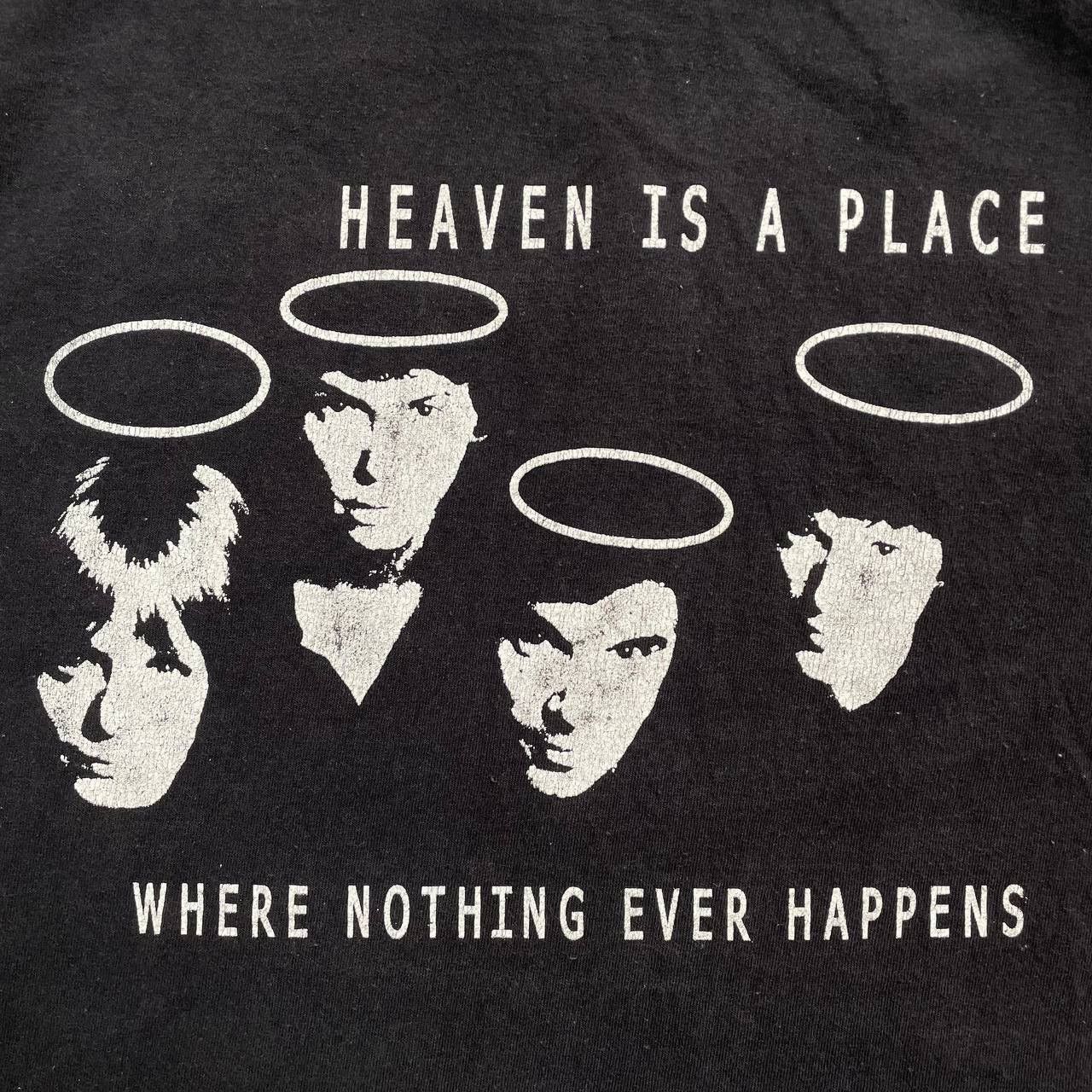 Band Tees Vintage Talking Heads Heaven Is A Place Band T Shirt Black Size US M / EU 48-50 / 2 - 3 Thumbnail