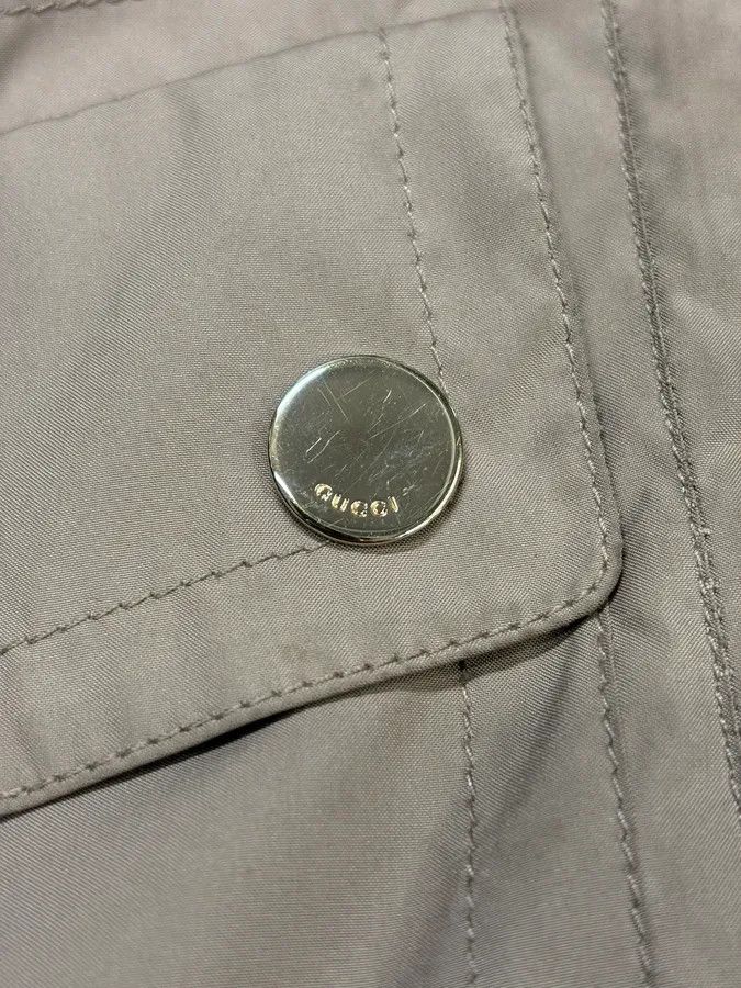 Gucci AW2005 Gucci Fur Collar Beige Jacket Size S / US 4 / IT 40 - 9 Thumbnail