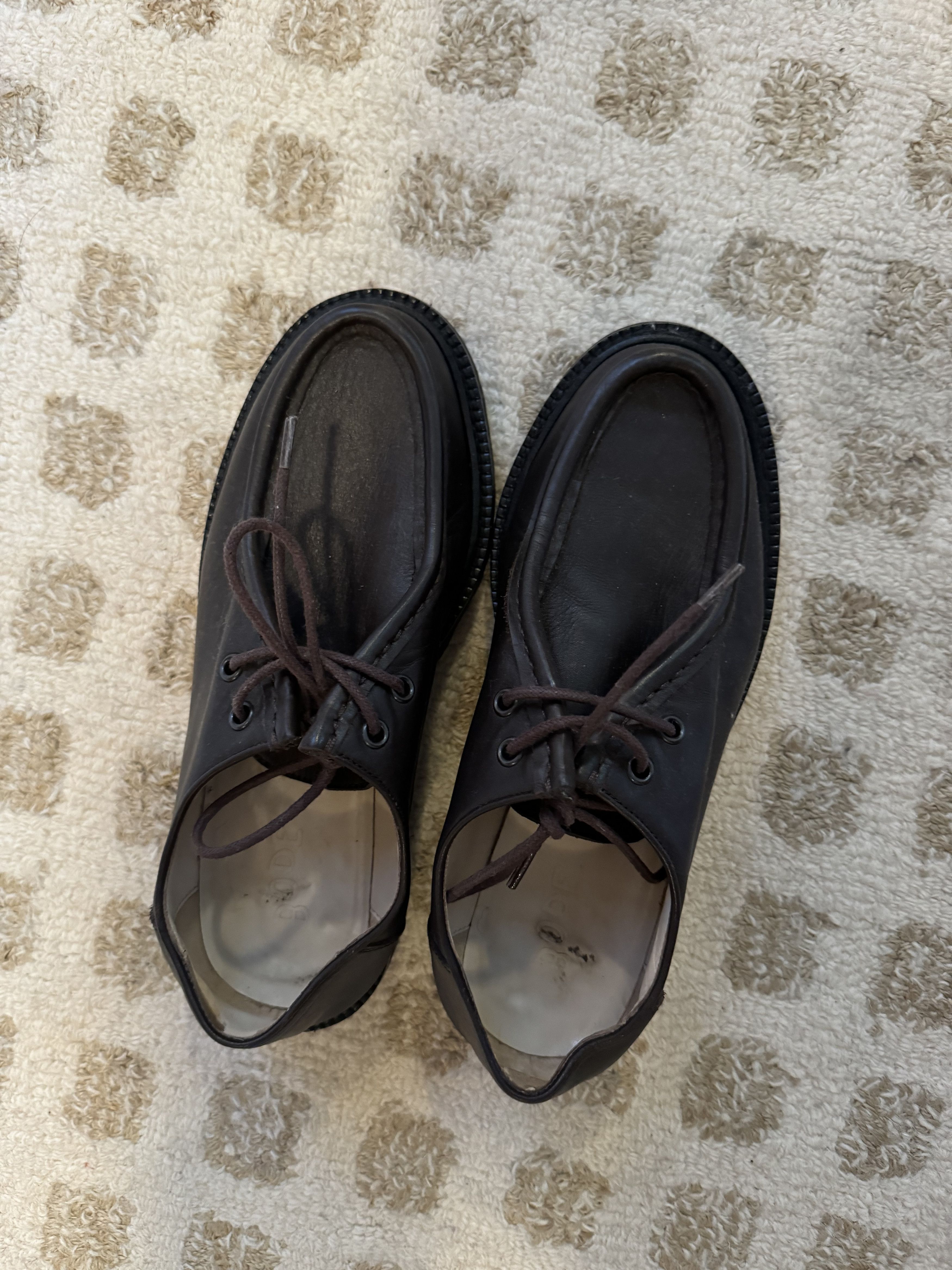 Bode Bode Brown Leather University Shoes Size US 6 / EU 39 - 1 Thumbnail