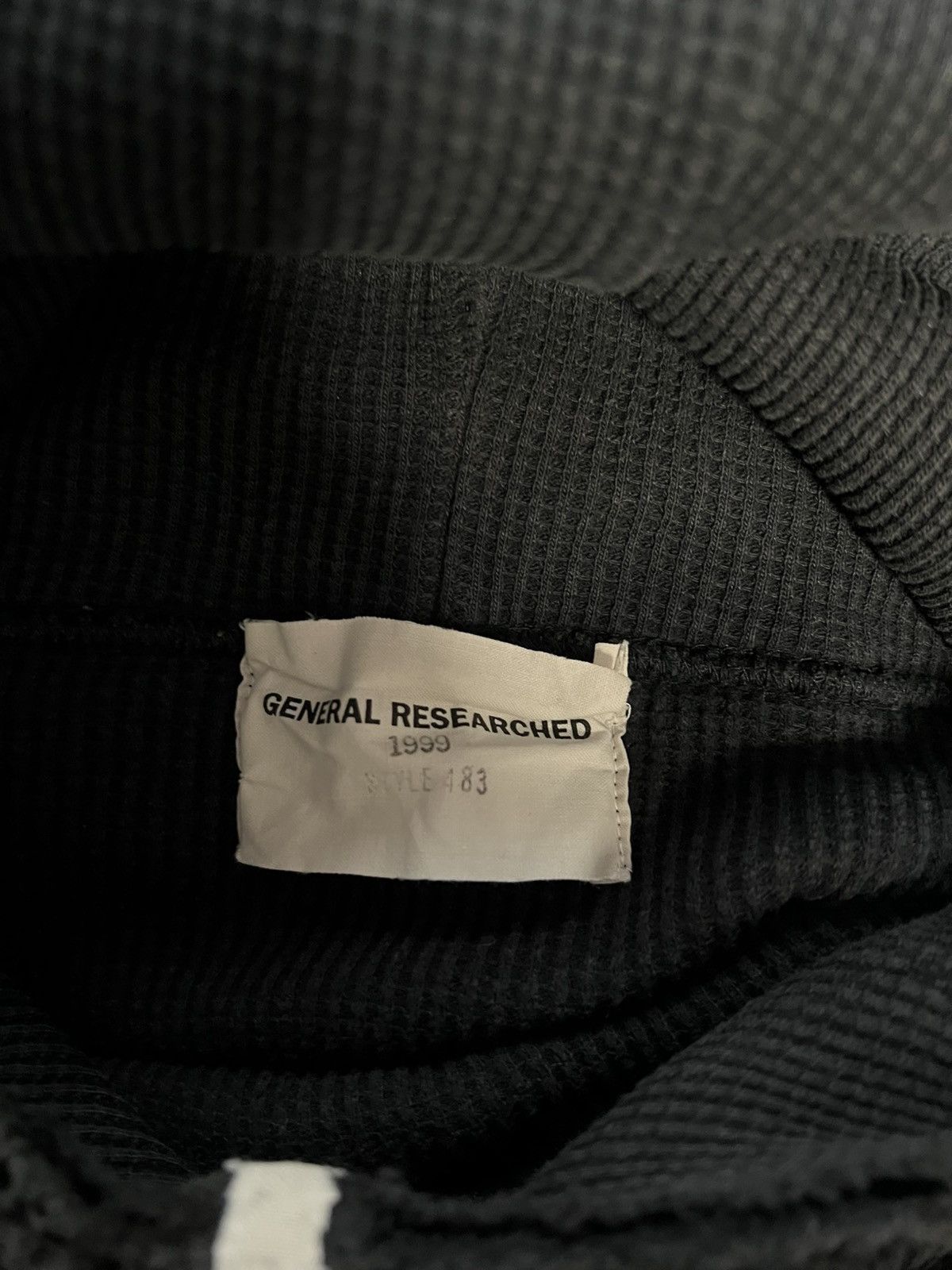 General Research Vintage General Research Thermal/Waffle Hoodie Size US XL / EU 56 / 4 - 4 Thumbnail