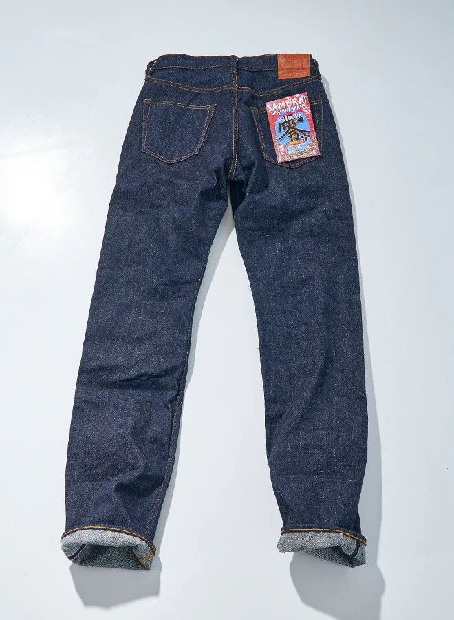 Samurai Jeans Samurai "Zero+" 17oz Straight Leg Jeans [S5100VX] Size US 32 / EU 48 - 3 Thumbnail