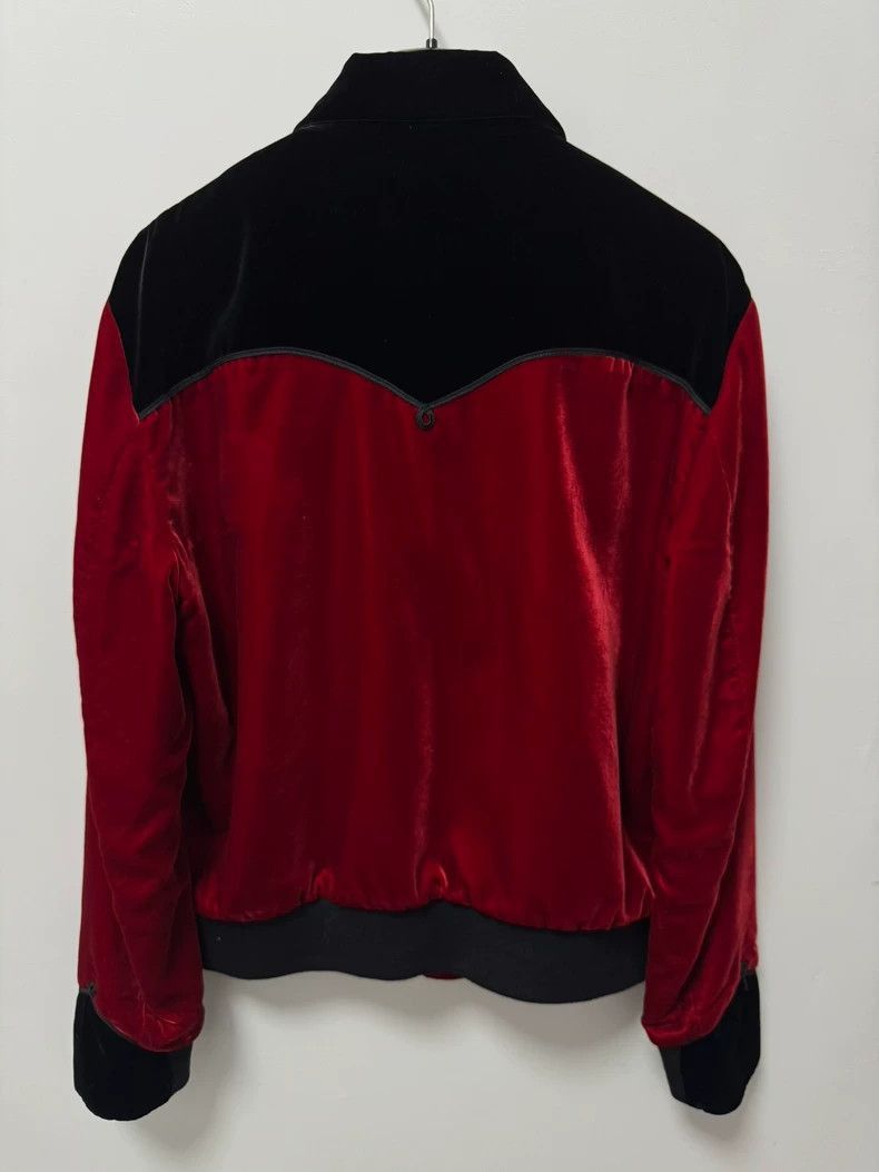 Saint Laurent Paris Saint Laurent Red Velvet Jacket-2505 Size US M / EU 48-50 / 2 - 2 Thumbnail