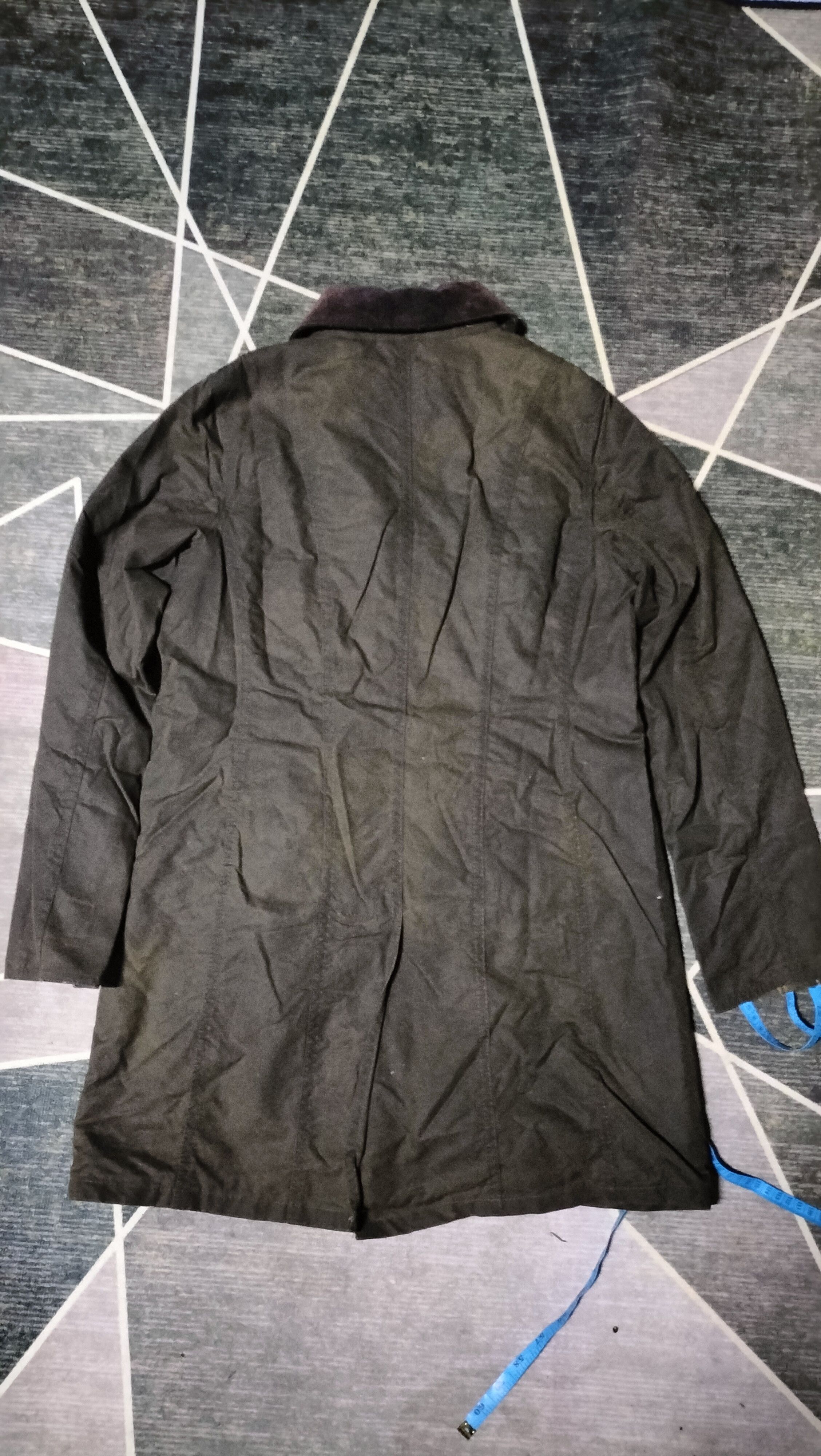 Barbour Vintage Barbour Rider Trench Coat Leather Suede Windbreaker Size S / US 4 / IT 40 - 22 Thumbnail