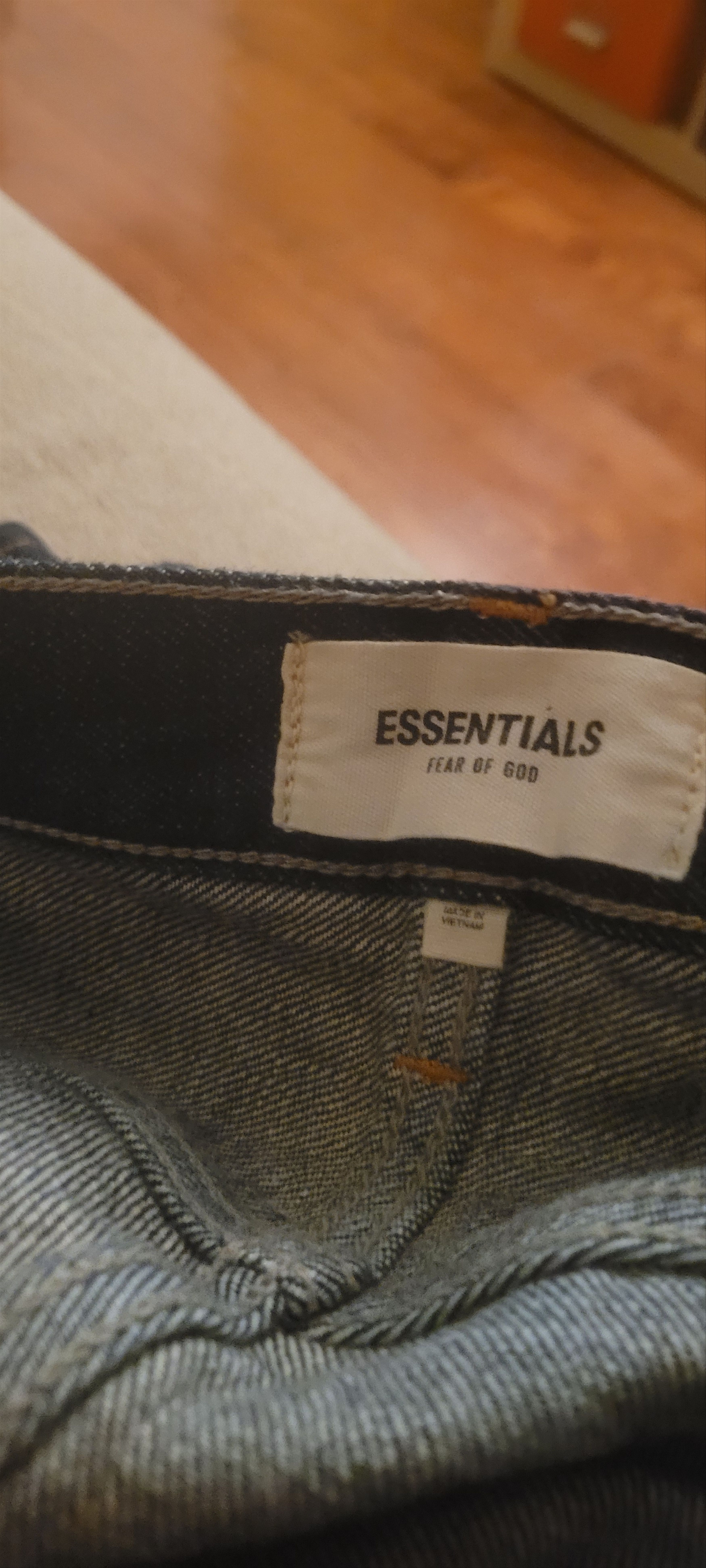 Essentials Essentials Fear of God 2018 Archive Kurabo Japanese Denim Size US 32 / EU 48 - 7 Thumbnail