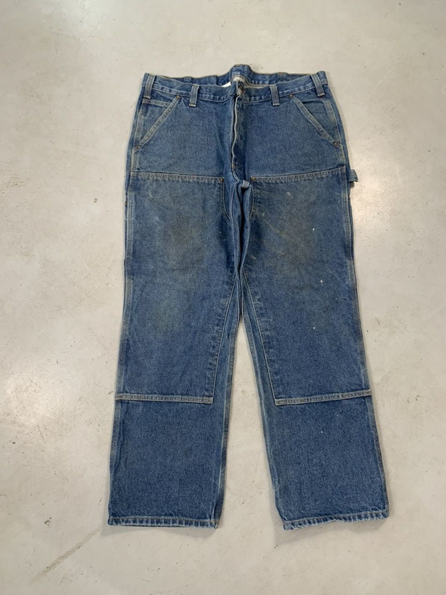 Carhartt Rare sunfade vintage carhartt double knee Size US 42 / EU 58 - 1 Thumbnail
