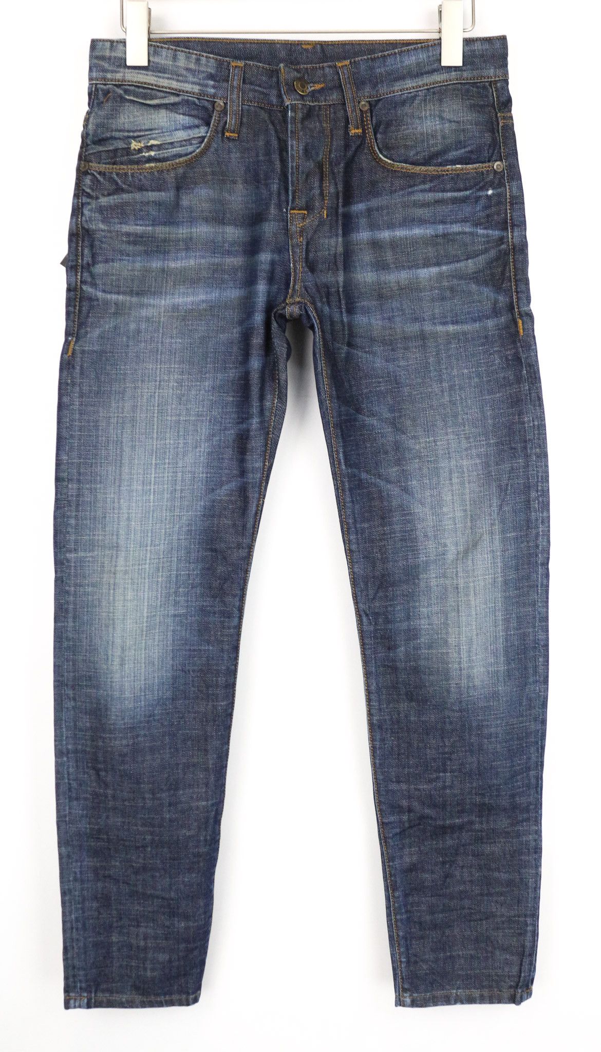 Takeshy Kurosawa W30 Dark Blue Slim Washed Cotton Jeans 75199 Size US 30 / EU 46 - 1 Thumbnail