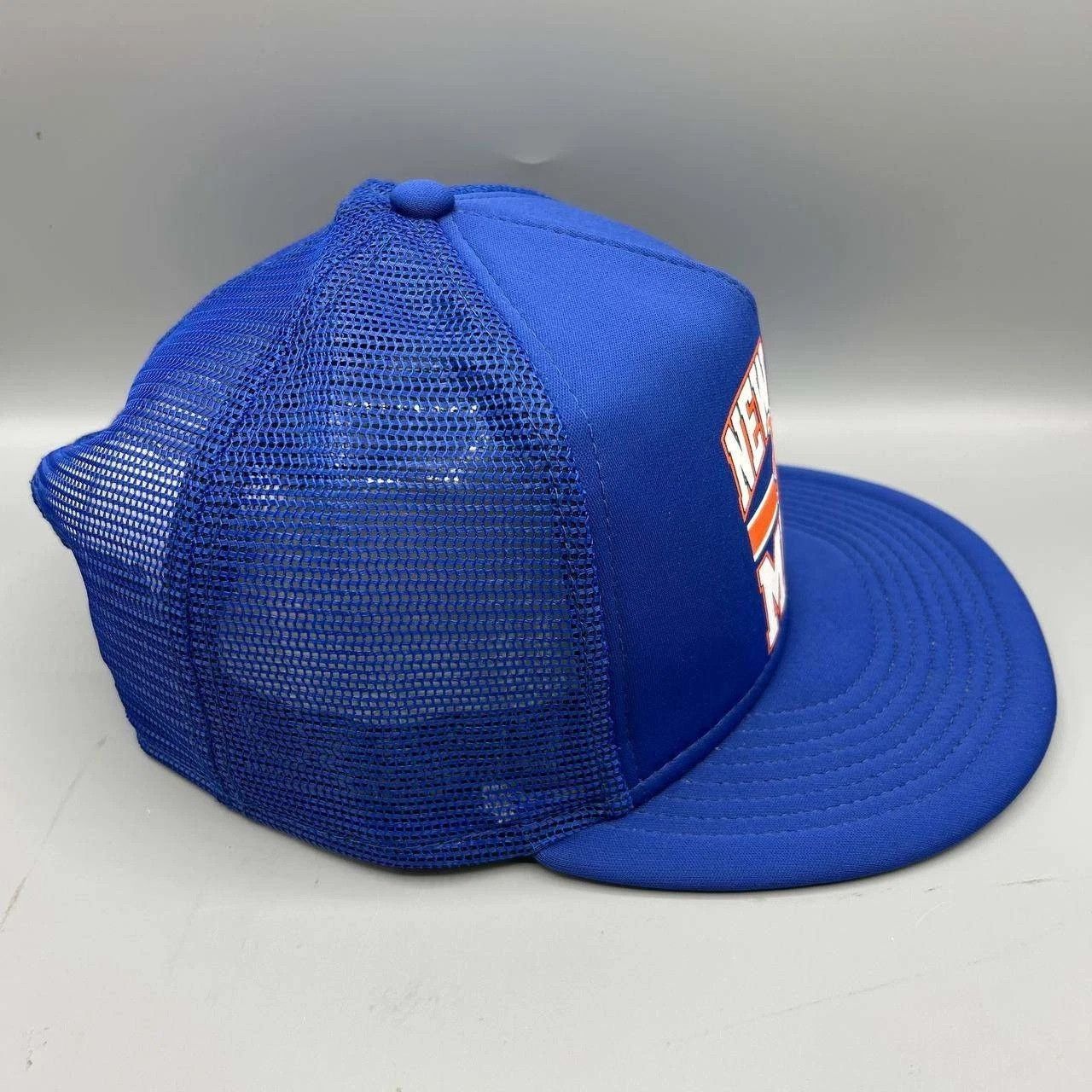 New Era New York Mets Trucker Hat Men Blue Snap Back Cap Size ONE SIZE - 6 Thumbnail