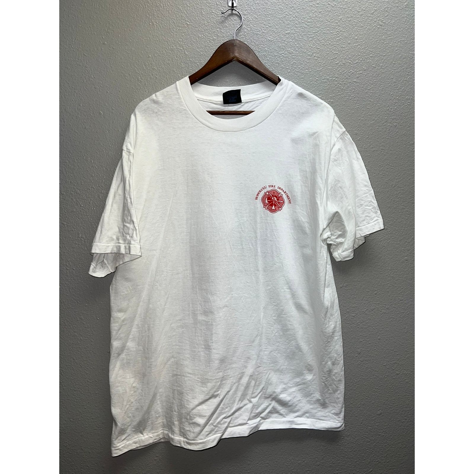 Vintage Vintage Honolulu Fire Department Shirt Blood Sweat Tears XL Size US XL / EU 56 / 4 - 2 Thumbnail