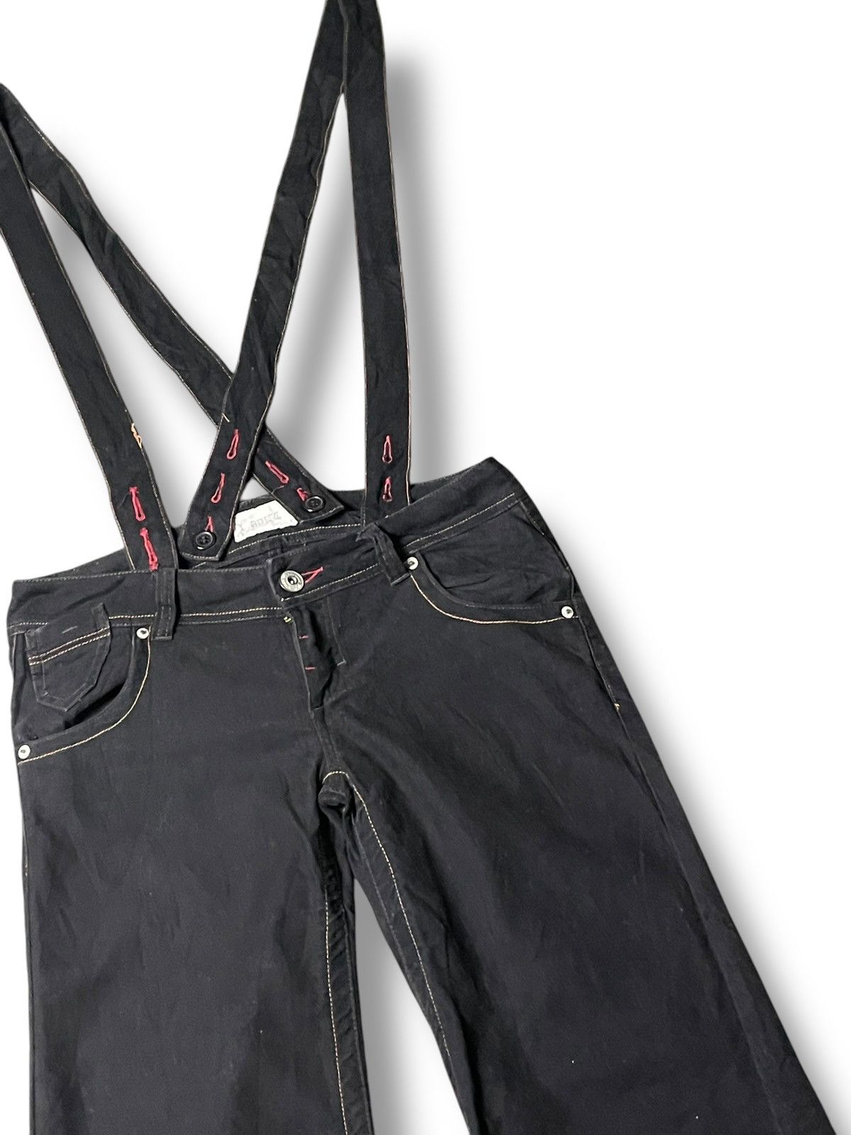 Japanese Brand × Seditionaries × Vintage Vintage AVICE Gothic Flare Jeans Bondage (78) Size US 32 / EU 48 - 2 Thumbnail