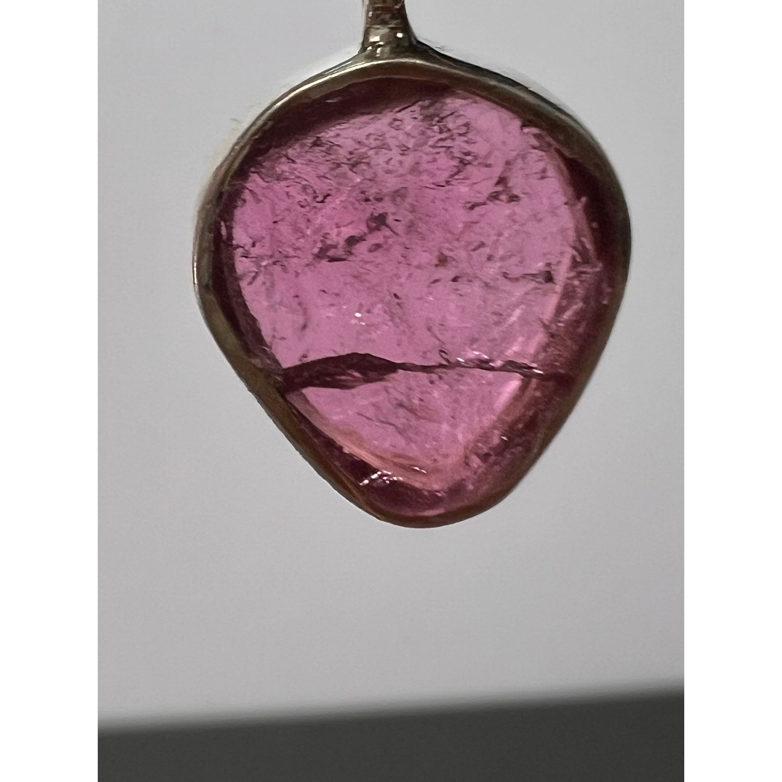 Other NEW Pink tourmaline sterling silver pendant 1.17 grams Size ONE SIZE - 5 Thumbnail