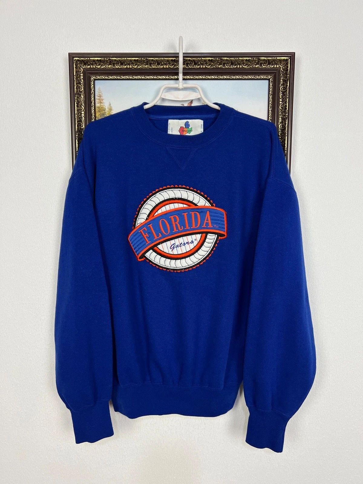 Fruit Of The Loom Vintage 2000's Florida Gators Sweatshirt Big Logo Crewneck Size US M / EU 48-50 / 2 - 1 Thumbnail